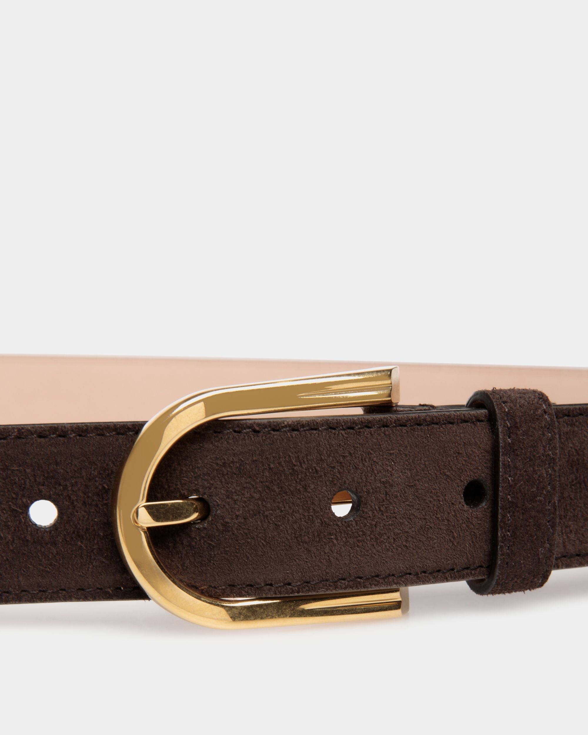Bally Global - Cinturón Udy 30 Mm De Ante Ébano - Marrón