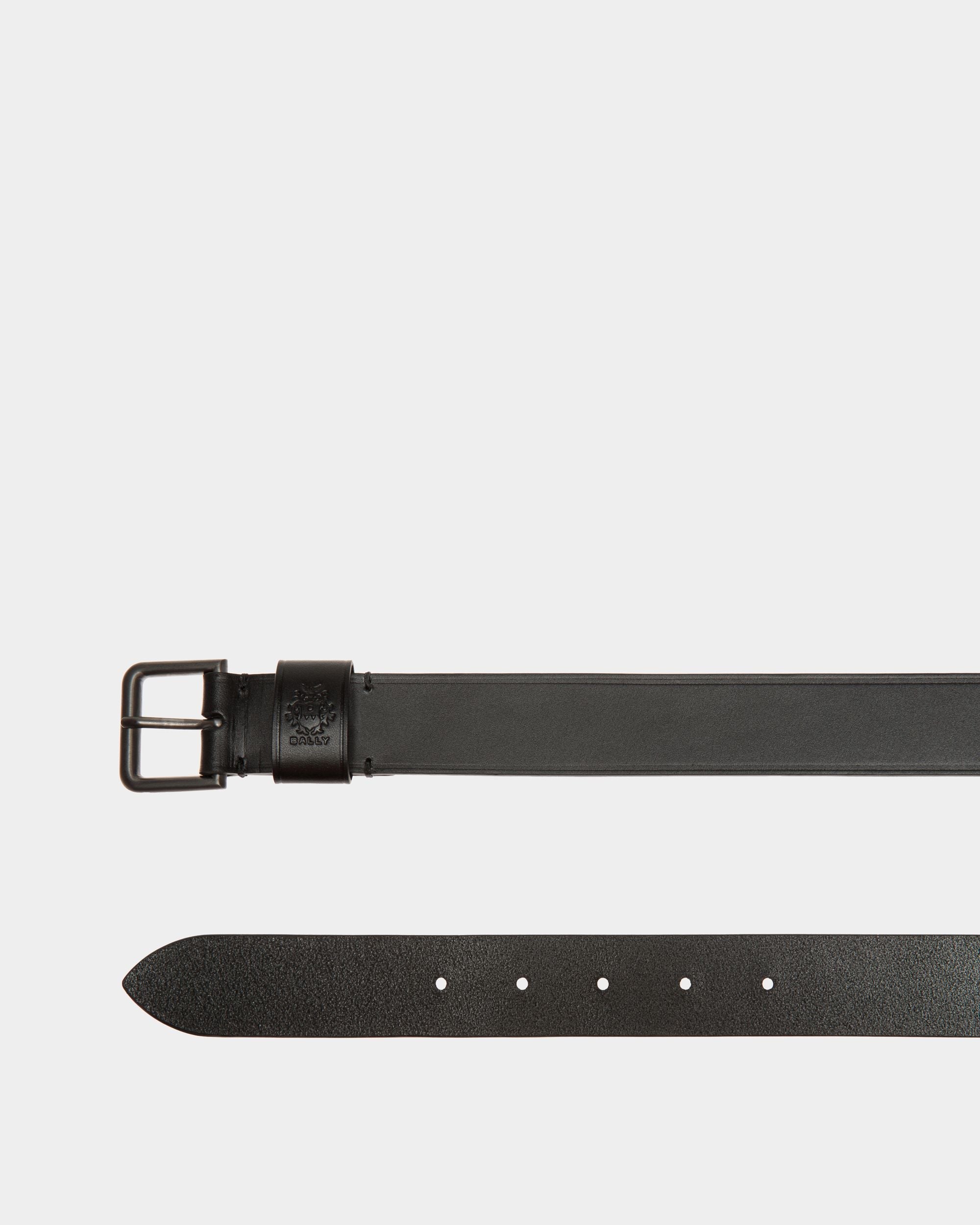 Bally Global - Adrien Brody Travel Collection Belt In Black Leather - Black