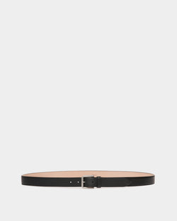 Ceinture Carl 30 mm En Cuir Noir
