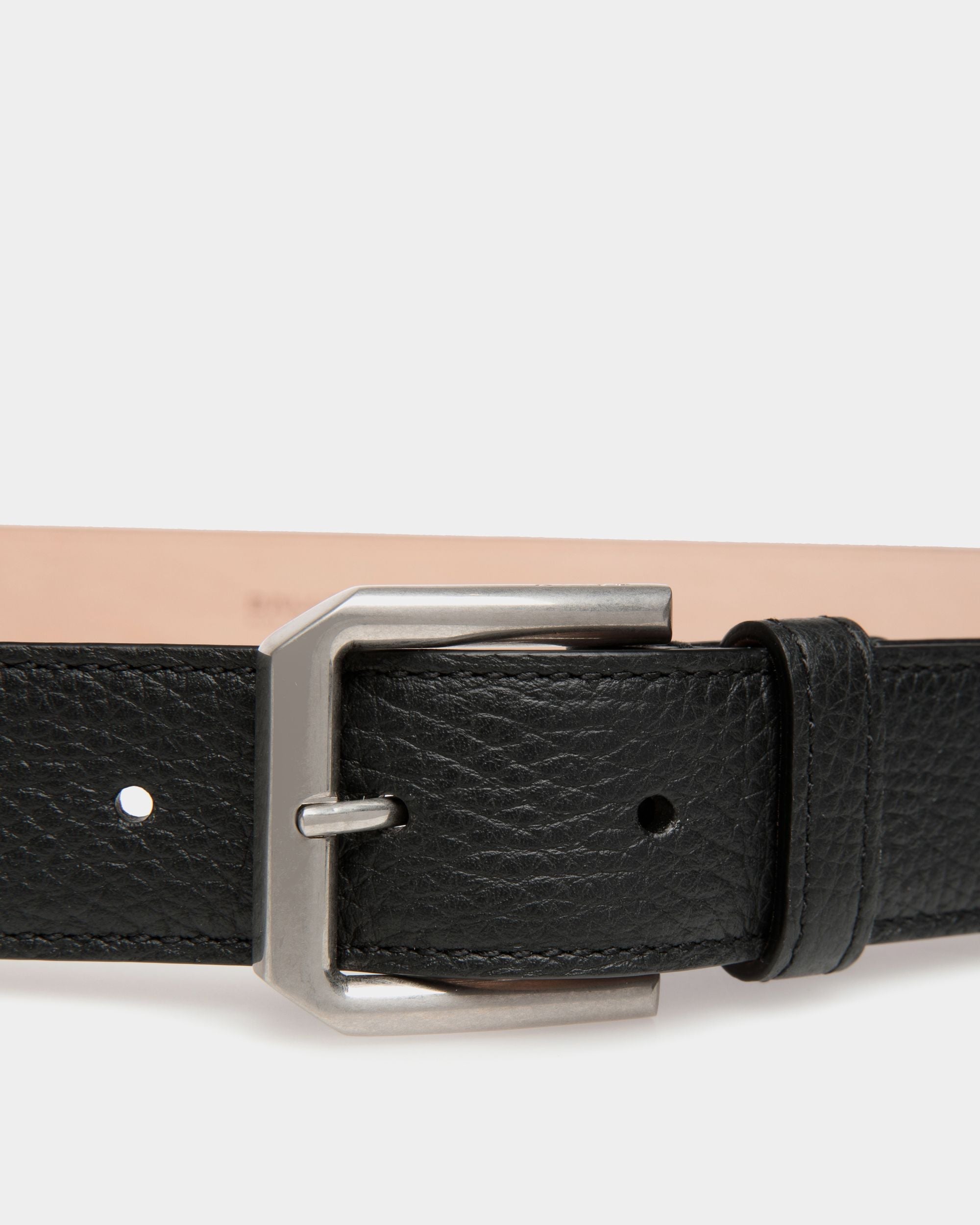 Bally Global - Ceinture Carl 30 mm En Cuir Noir - Noir