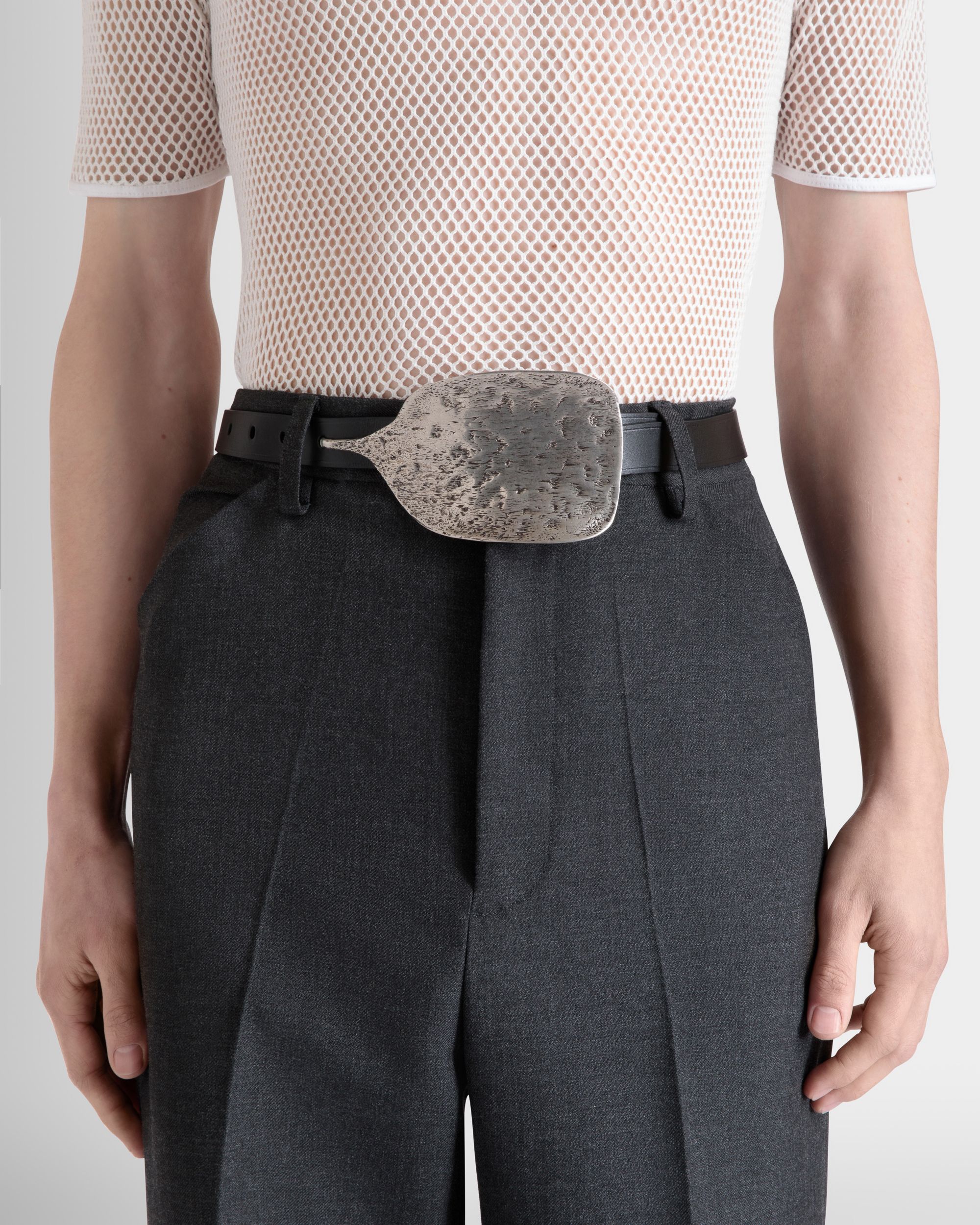 Bally Global - Swissness Belt in Black Leather - Black