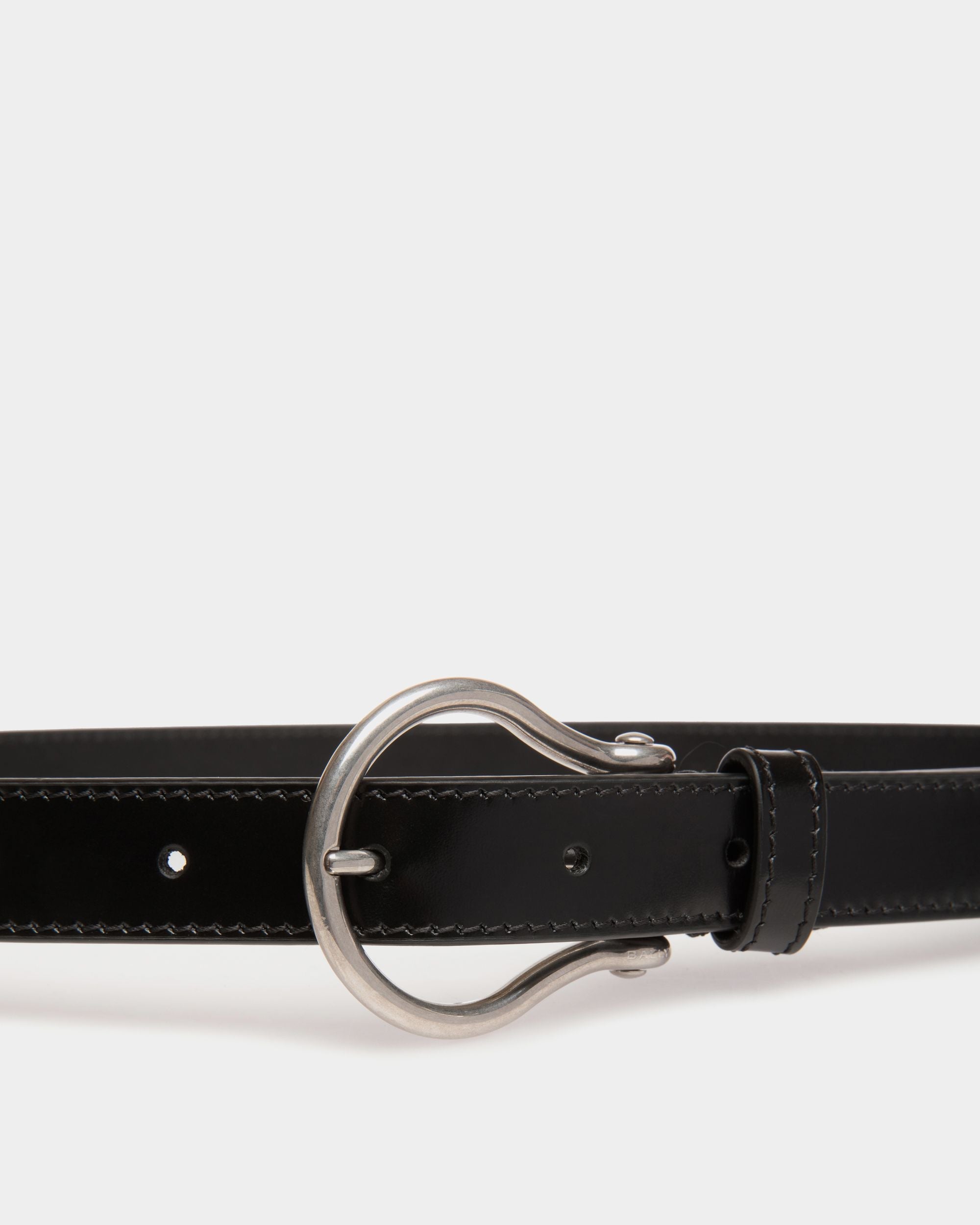 Bally Global - Ray Belt in Black Leather - Black