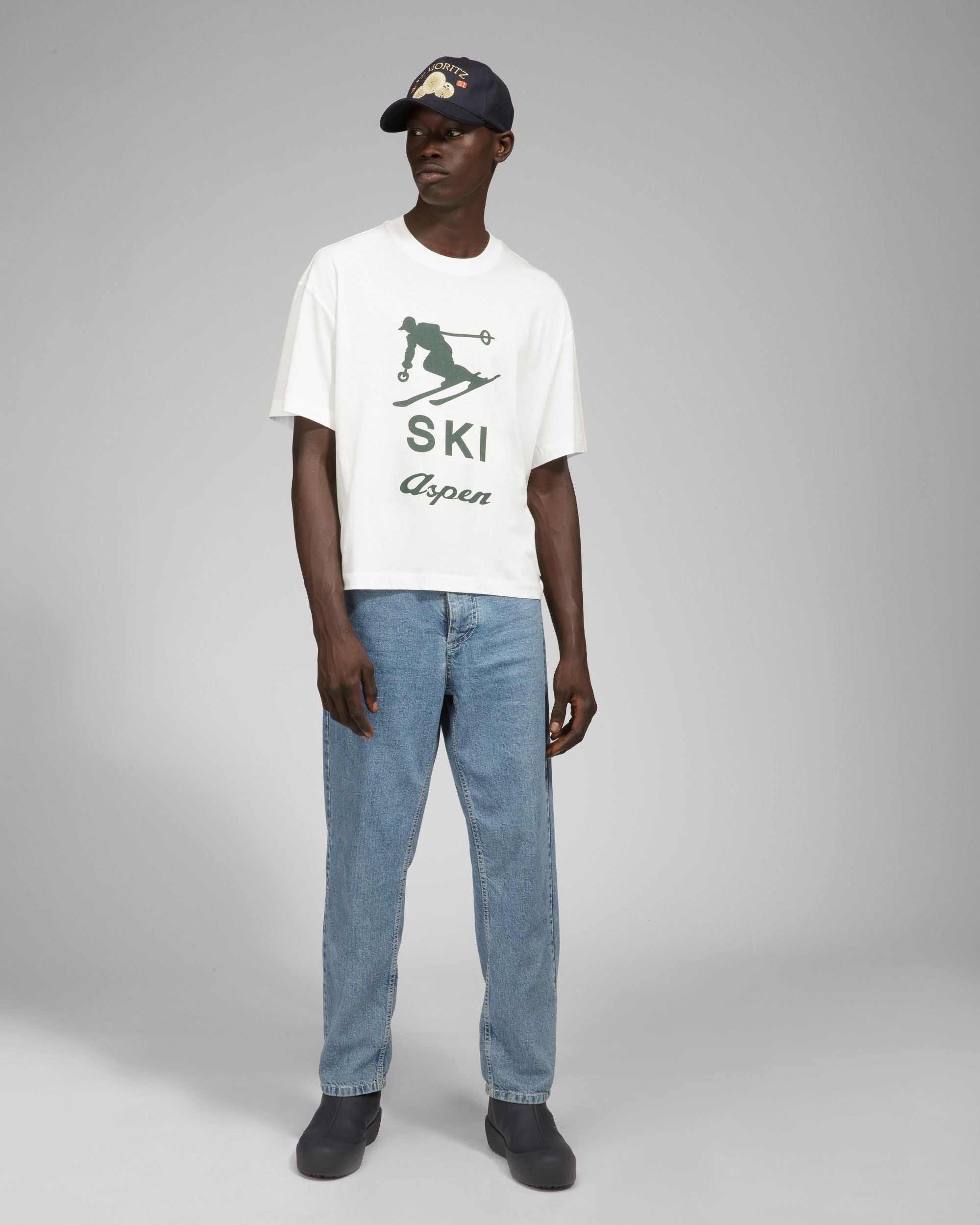 Bally Global - T-shirt Ski St Moritz - Blanc