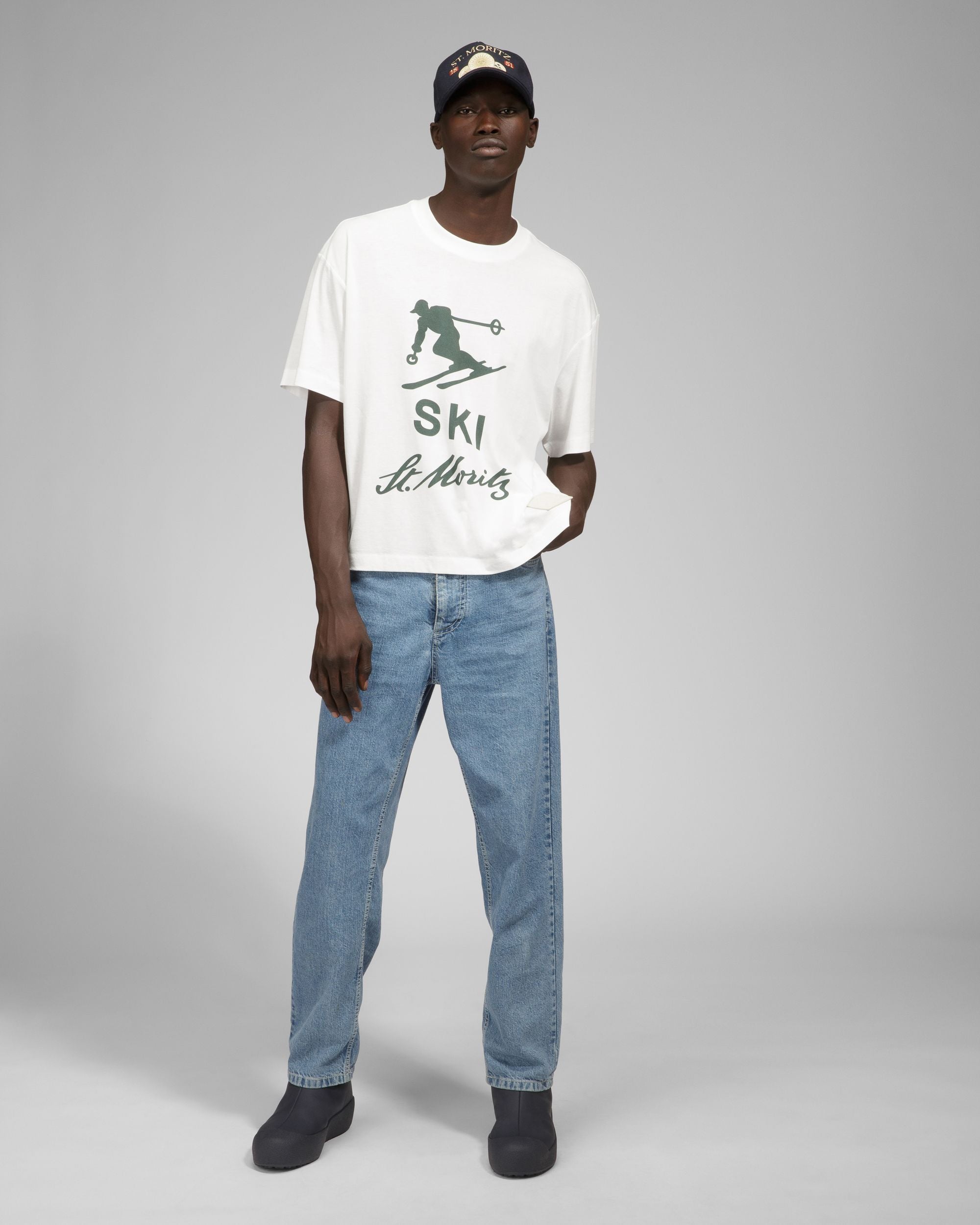 Bally Global - T-shirt Ski St Moritz - Blanc
