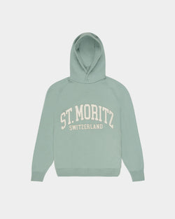 St Moritz Hoodie Cashmere Sweatshirt In Light Blue