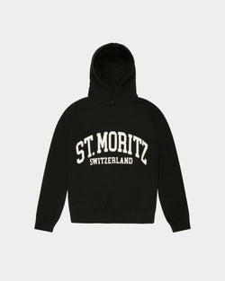 St Moritz Hoodie Cashmere Sweatshirt In Black