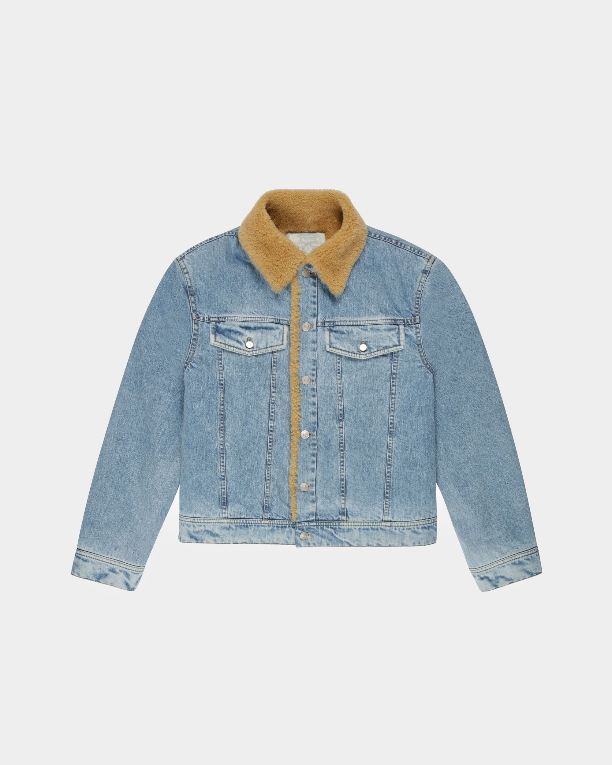 Bally Global - Chaqueta Con Detalle De Borreguito - Azul