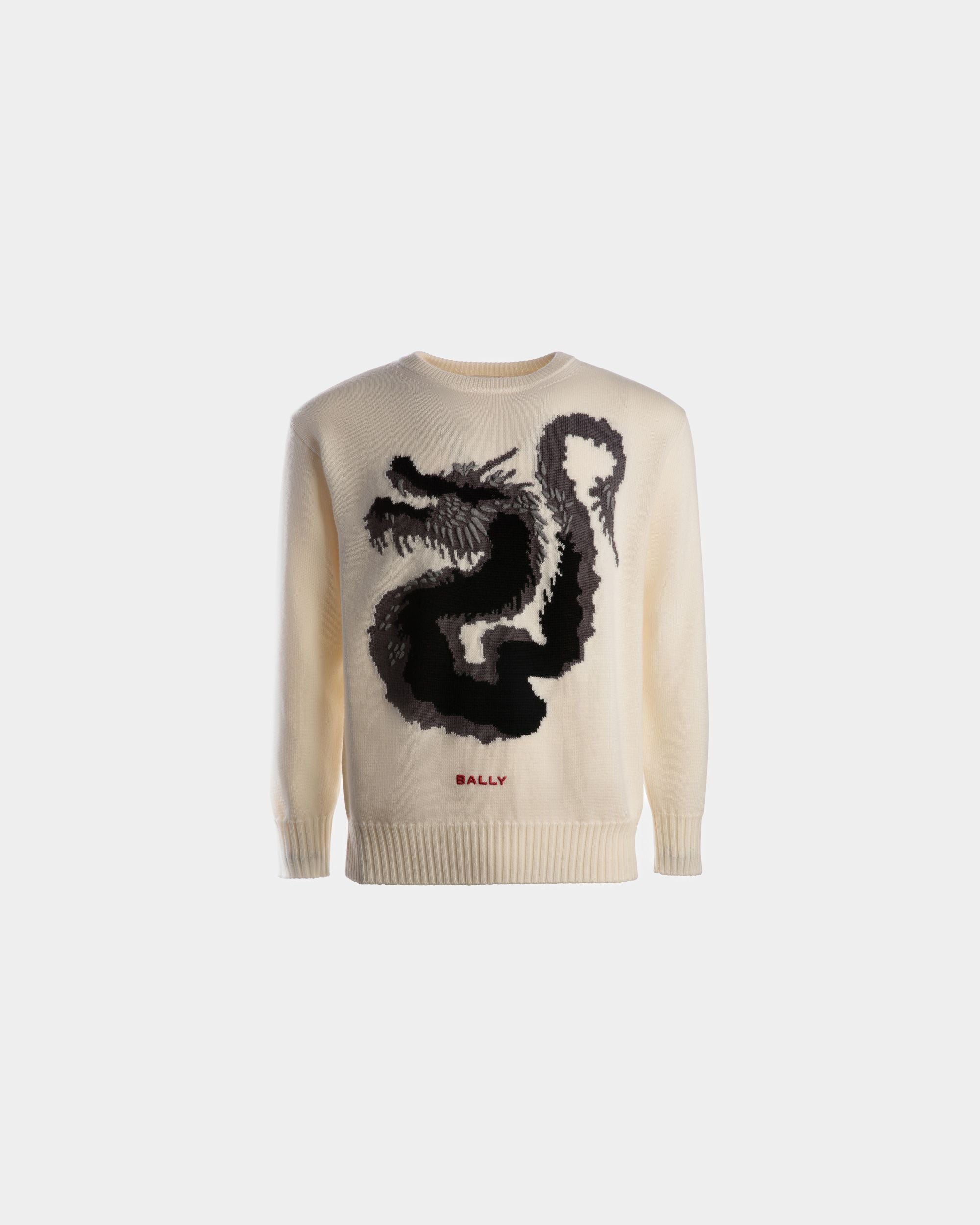 Bally Global - Sweater in White Wool - White