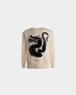 Sweater in White Wool