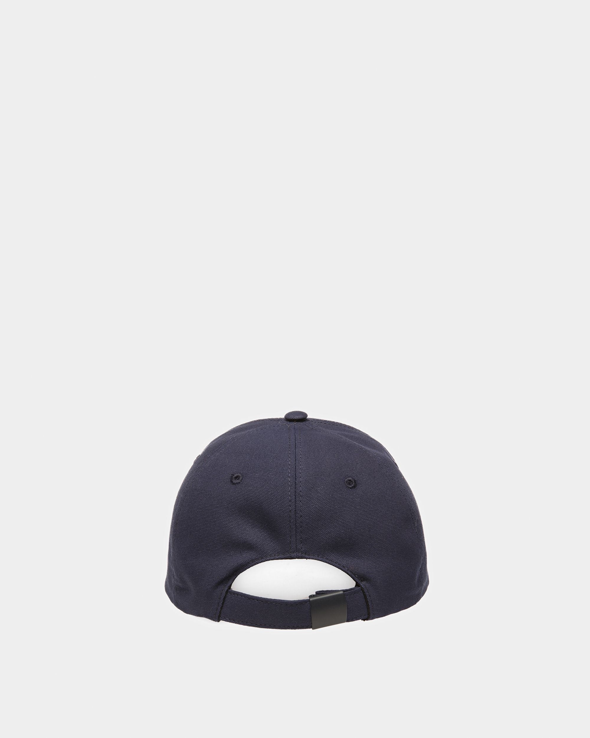 Bally Global - Gorra Emblem De Algodón Azul Medianoche - Azul