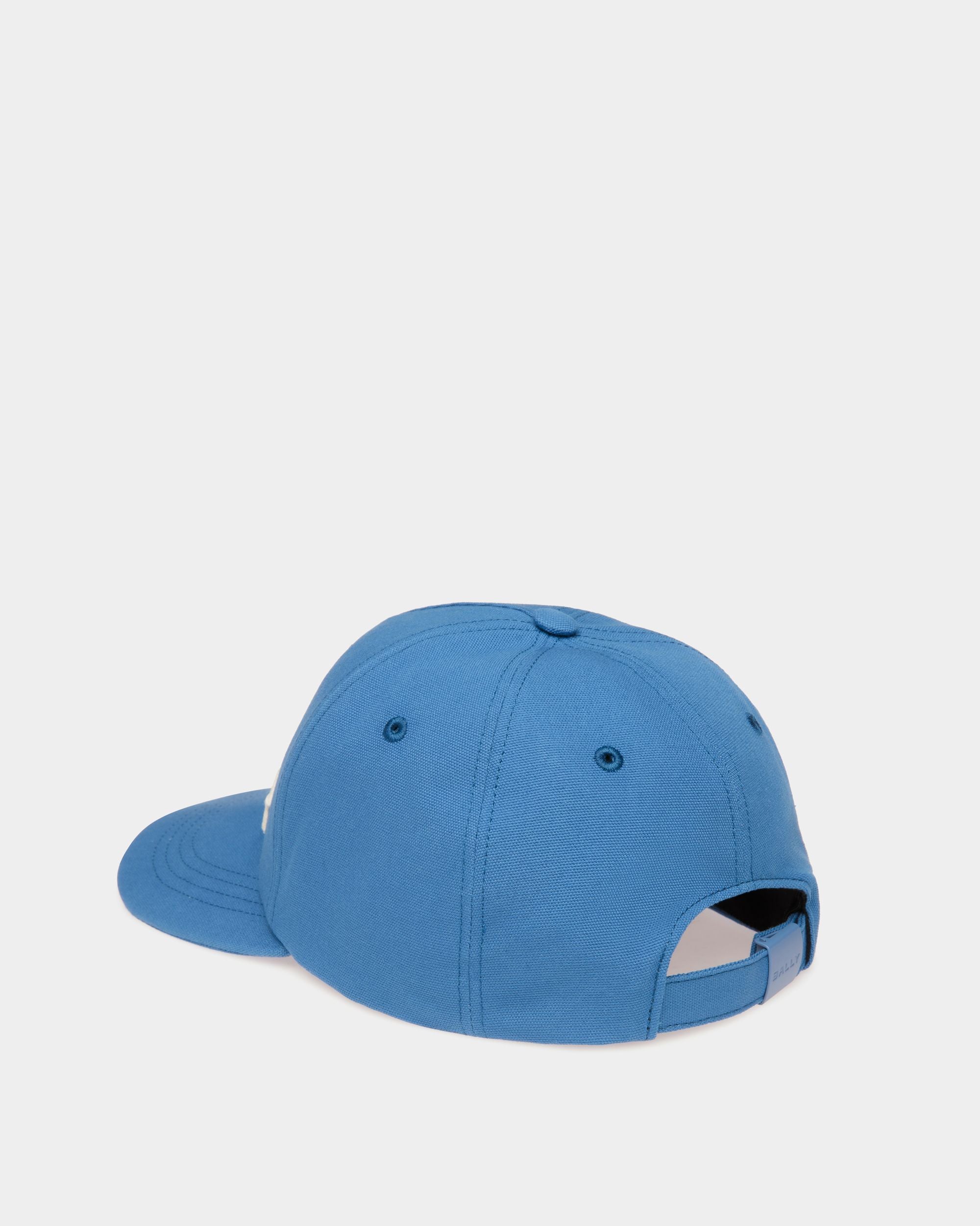 Bally Global - Gorra De Algodón Azul Con Logo De Bally - Azul