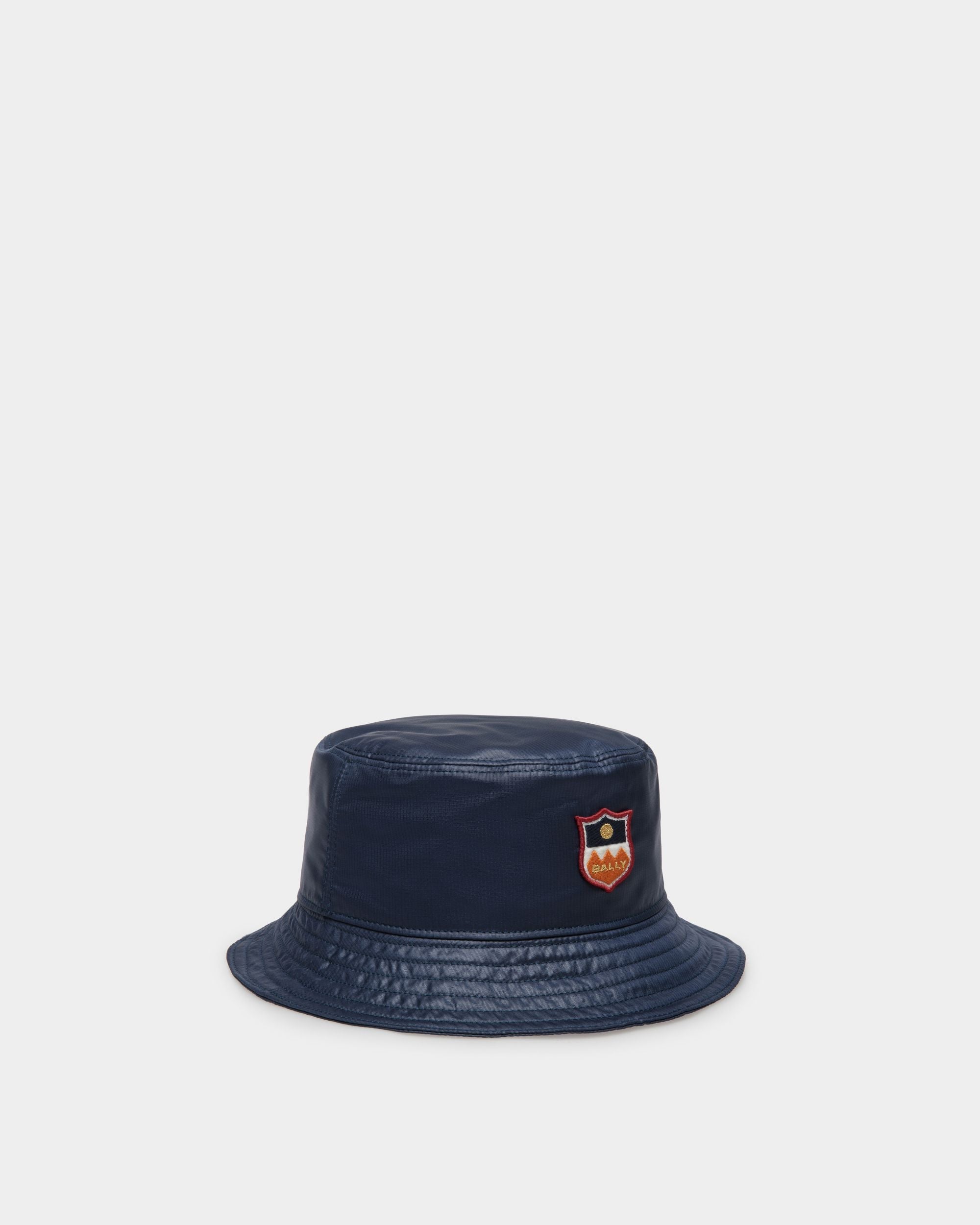 Bally Global - Gorro De Pescador De Tejido Técnico Azul Marino Para Hombre - Azul