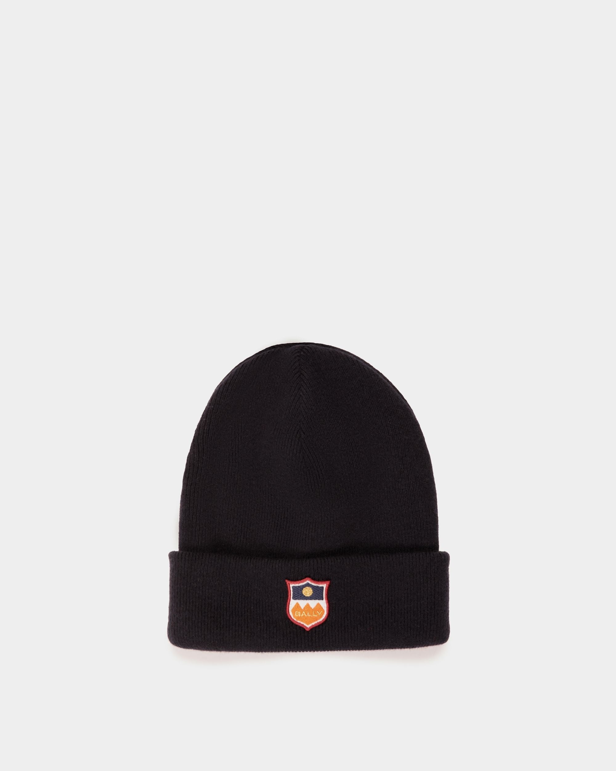 Bally Global - Gorro Mountain De Cachemira Azul Oscuro - Azul