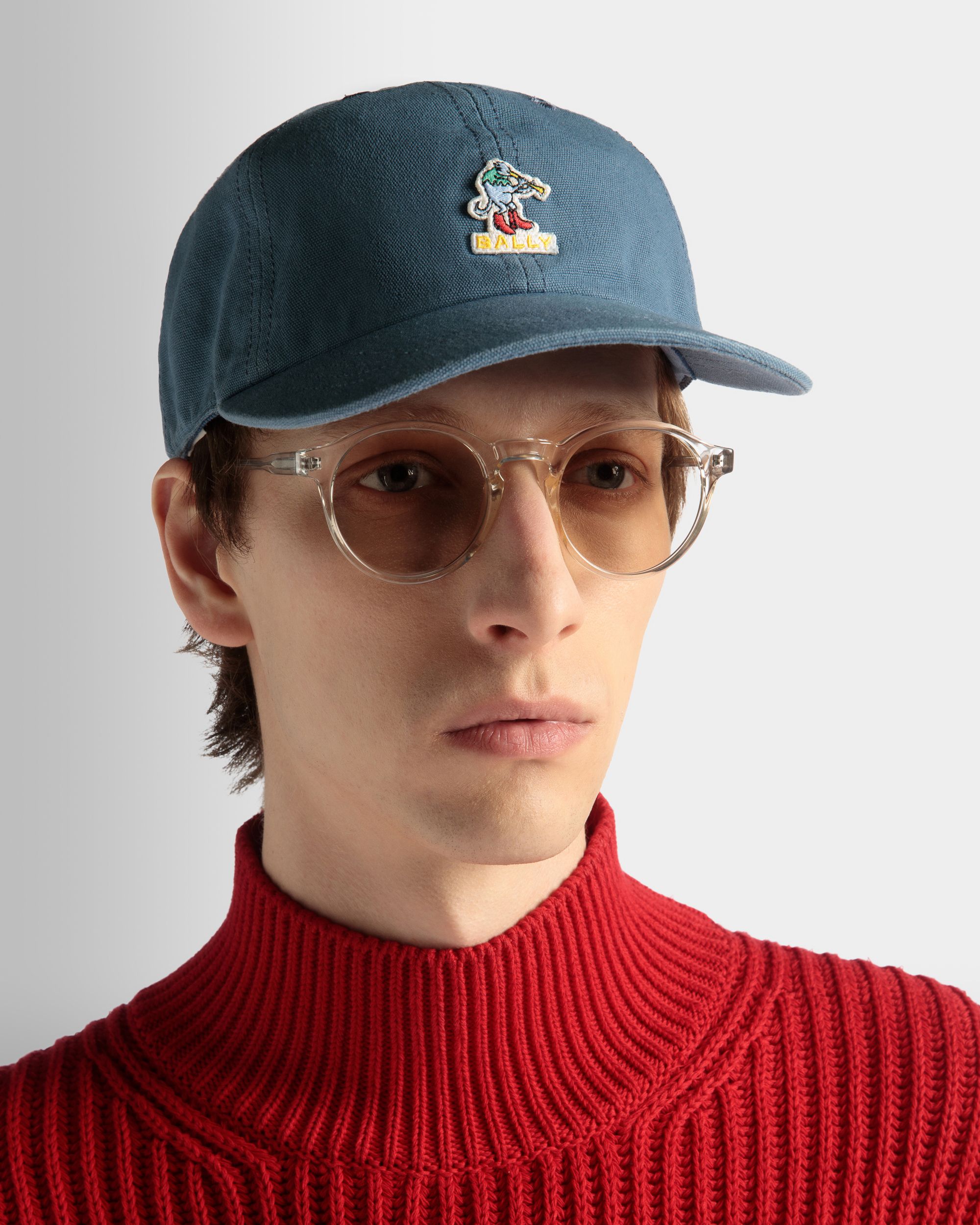 Bally Global - Gorra De Algodón Light Blue - Azul