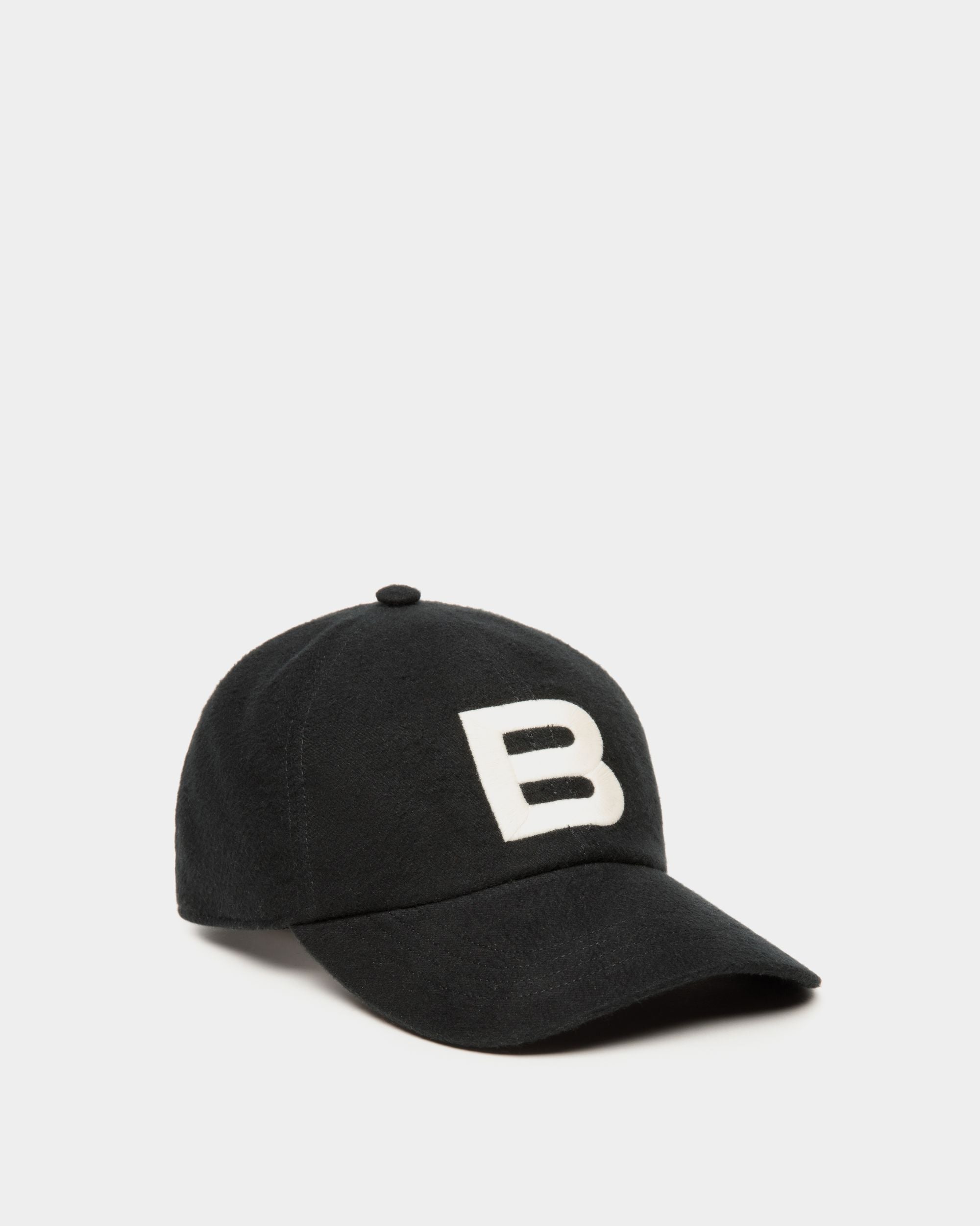 Bally Global - Baseball Hat With Logo In Black Cotton - Black