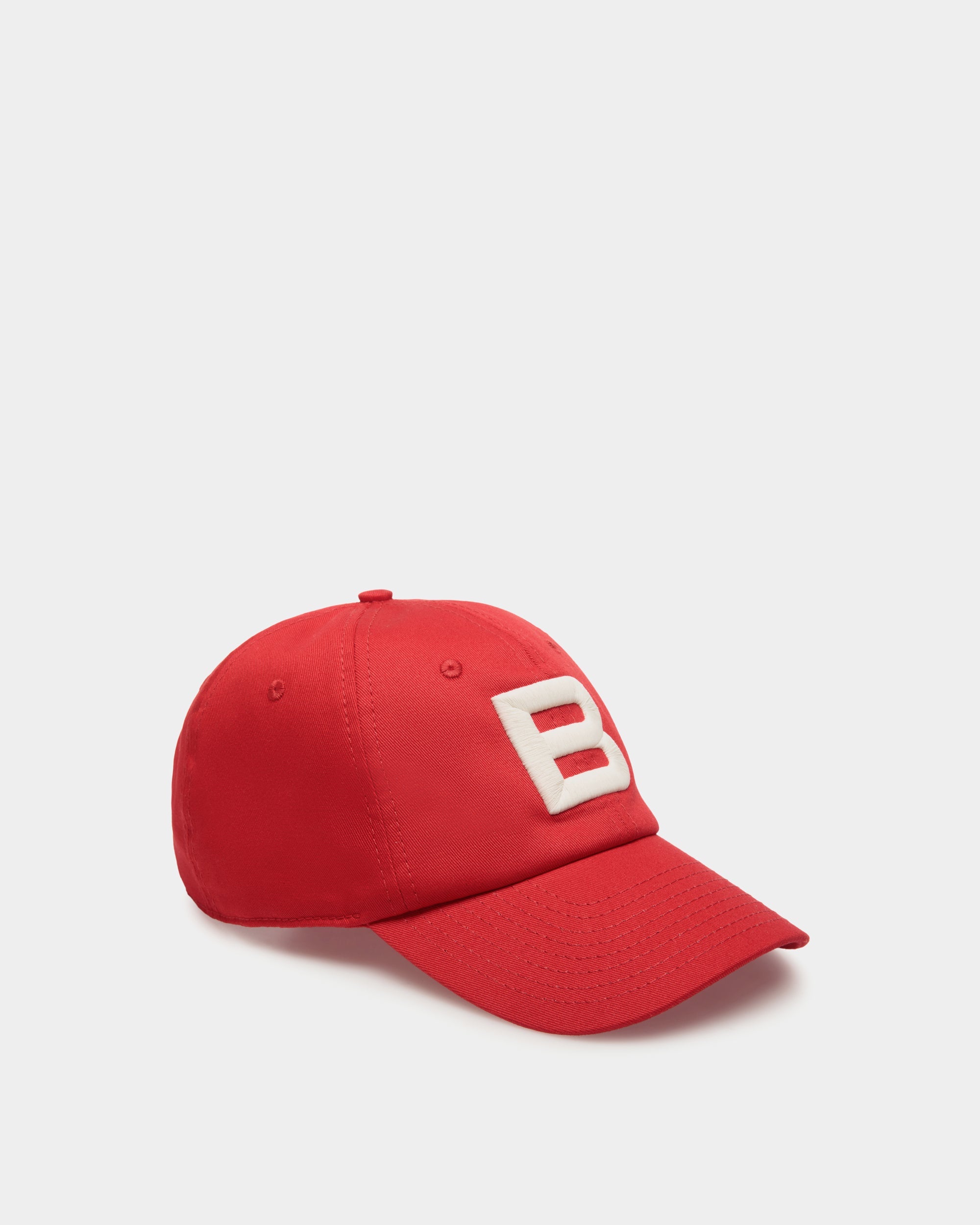 Bally Global - Casquette De Baseball En Coton Rouge - Rouge