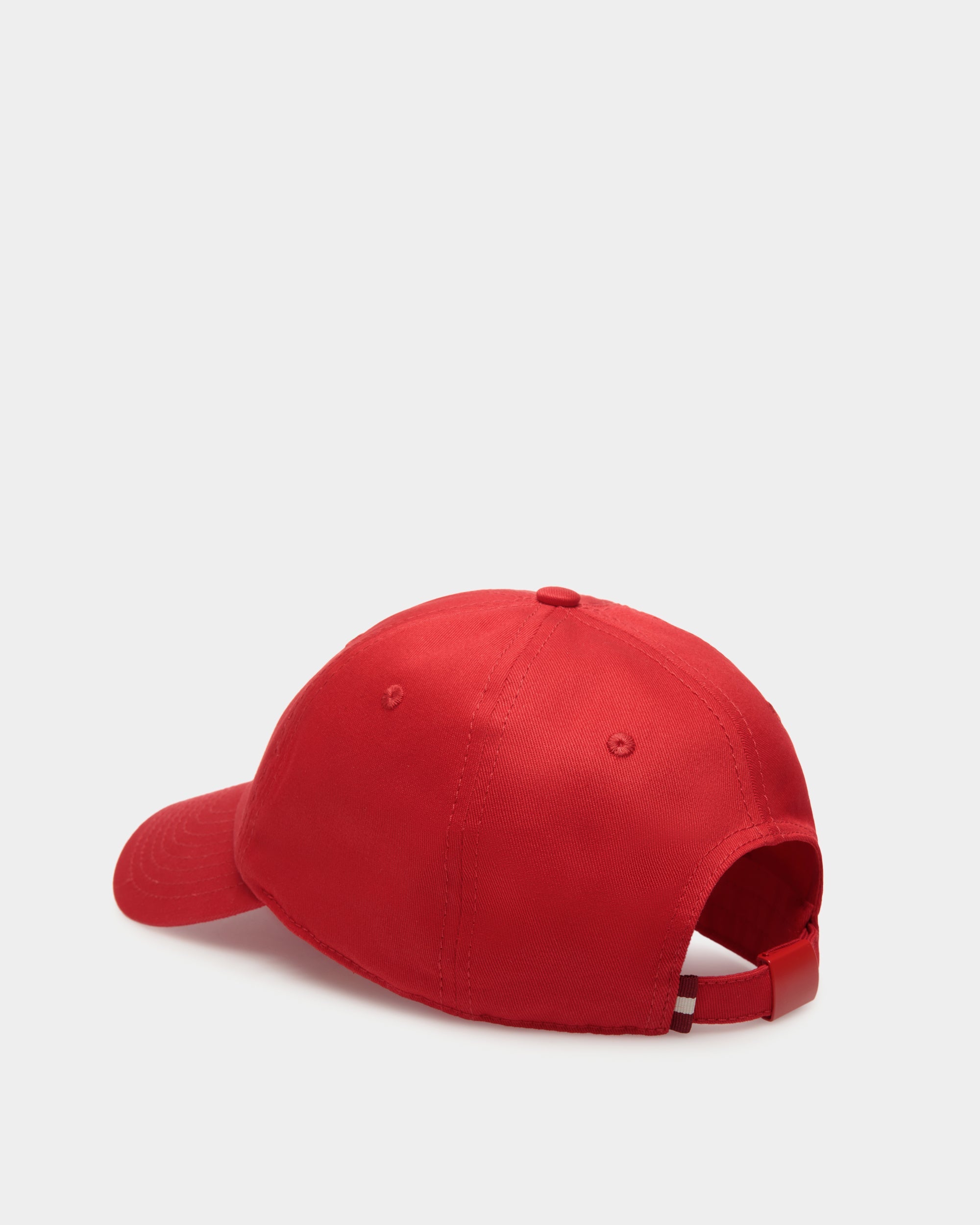 Bally Global - Casquette De Baseball En Coton Rouge - Rouge