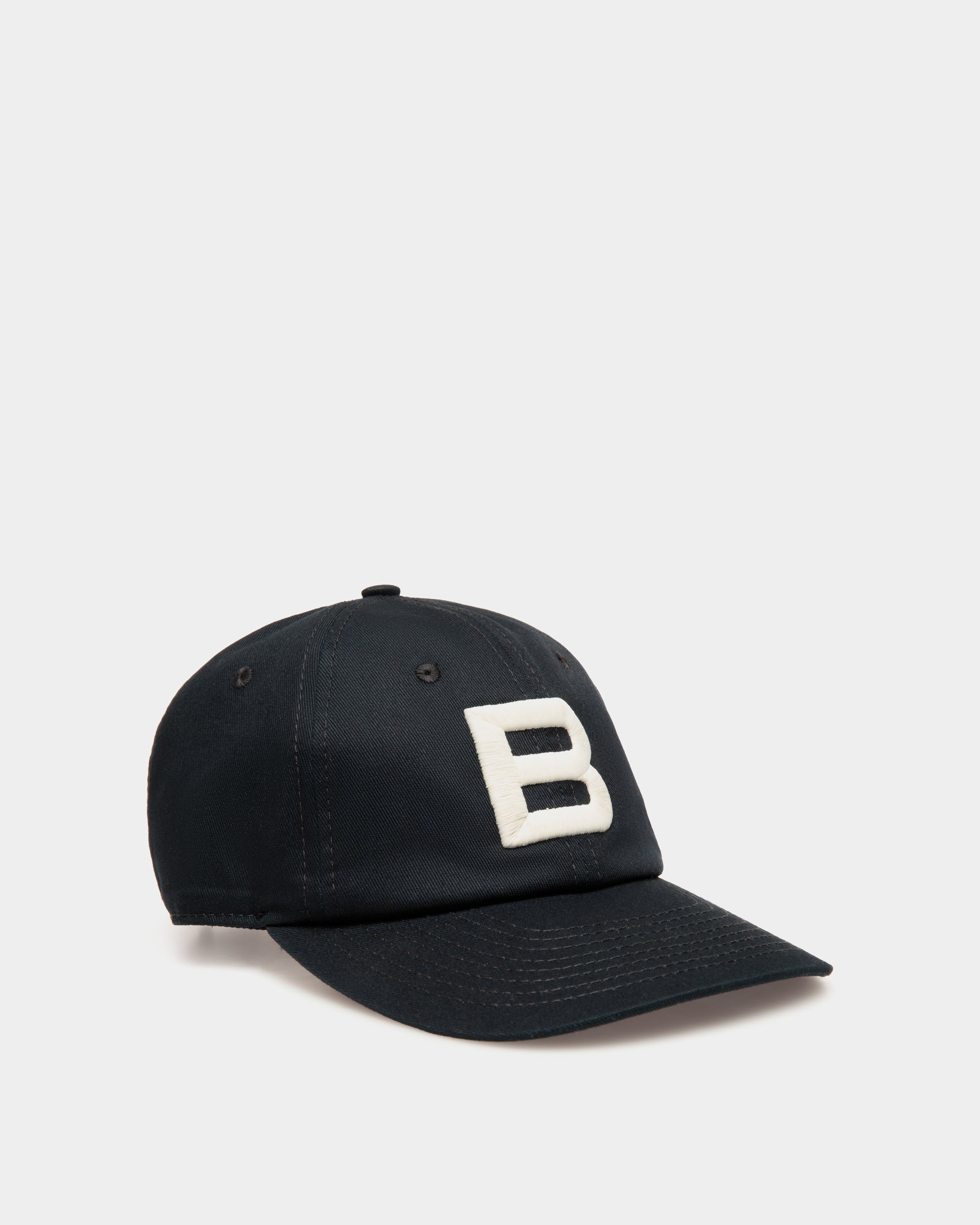 Bally Global - Casquette De Baseball En Coton Navy Blue - Bleu