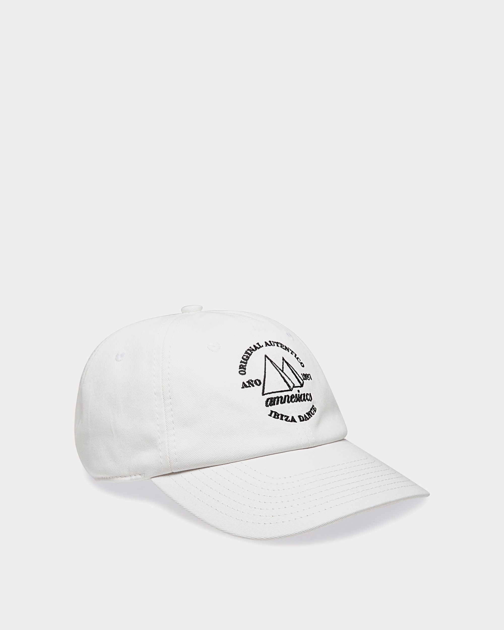 Bally Global - Gorra DJ Leo Mas X Bally De Algodón Blanco Con Bordado Amnesia - Blanco