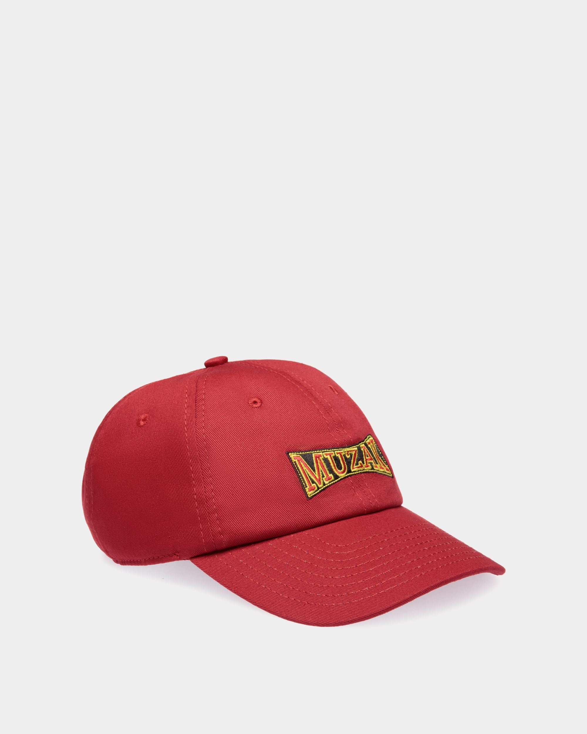 Bally Global - Gorra DJ Leo Mas X Bally De Algodón Heritage Red Con Bordado Muzak - Rojo