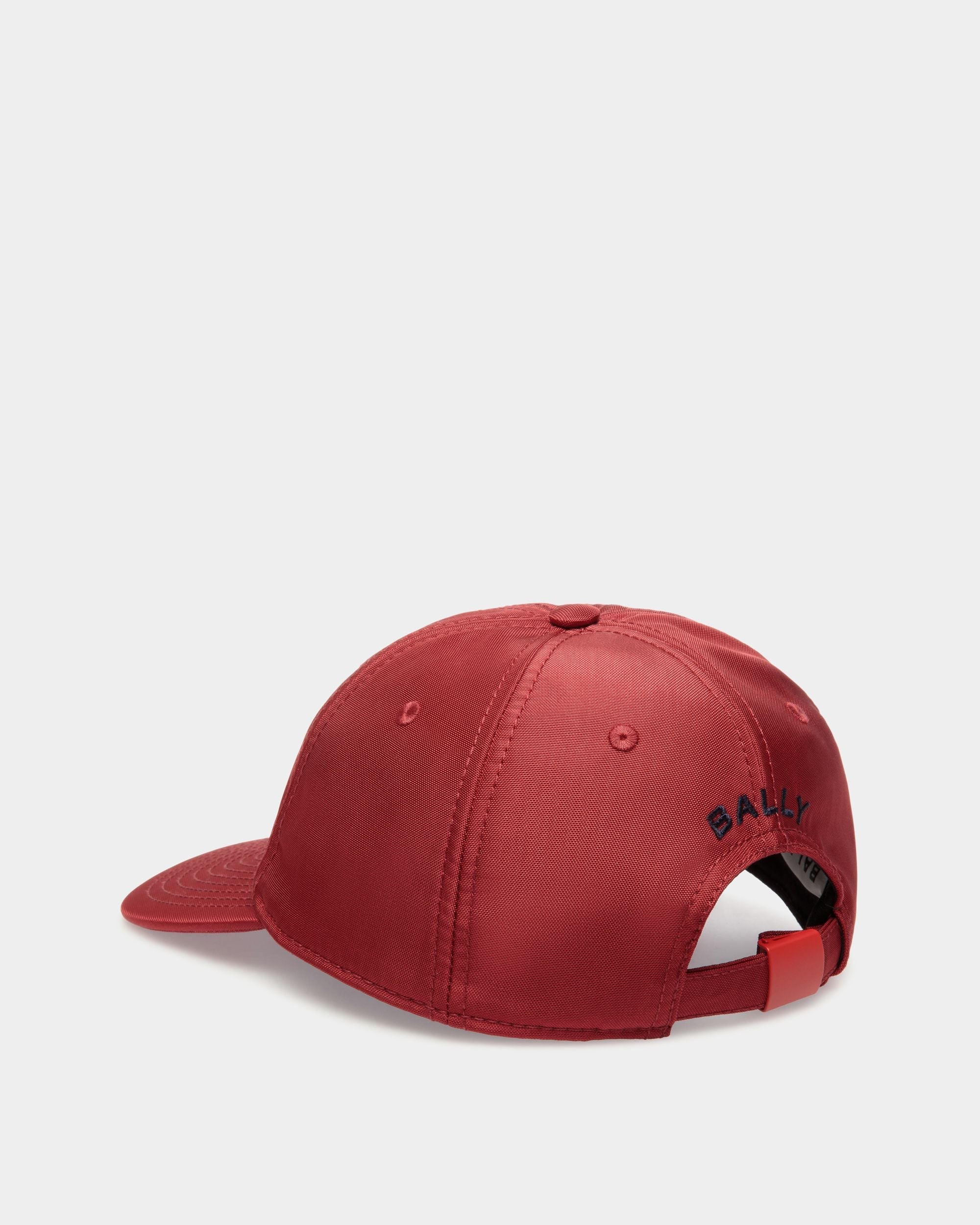 Bally Global - Golf Capsule Collection Baseball Hat in Red Nylon - Red