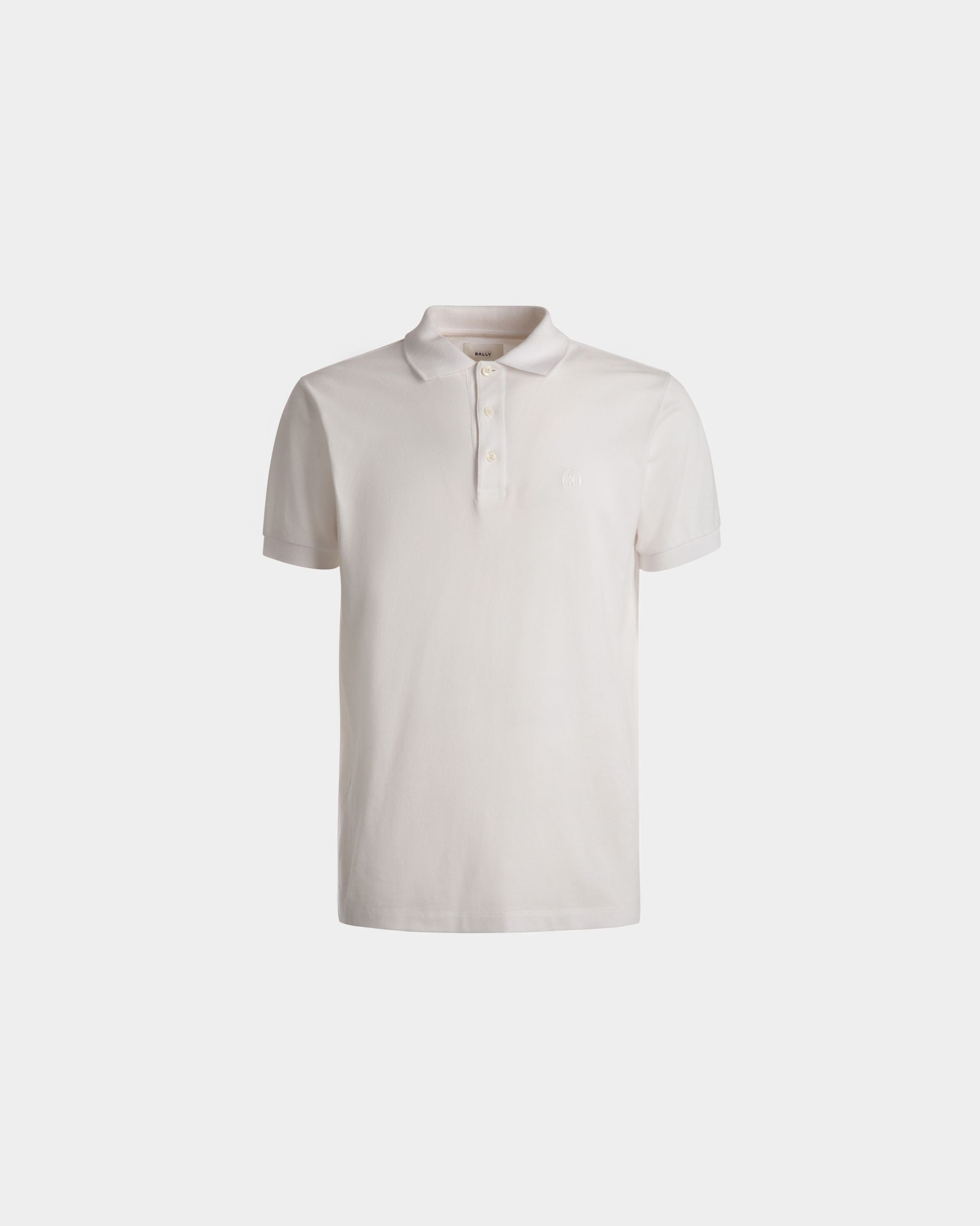 Bally Global - Polo à manches courtes En coton blanc - Blanc