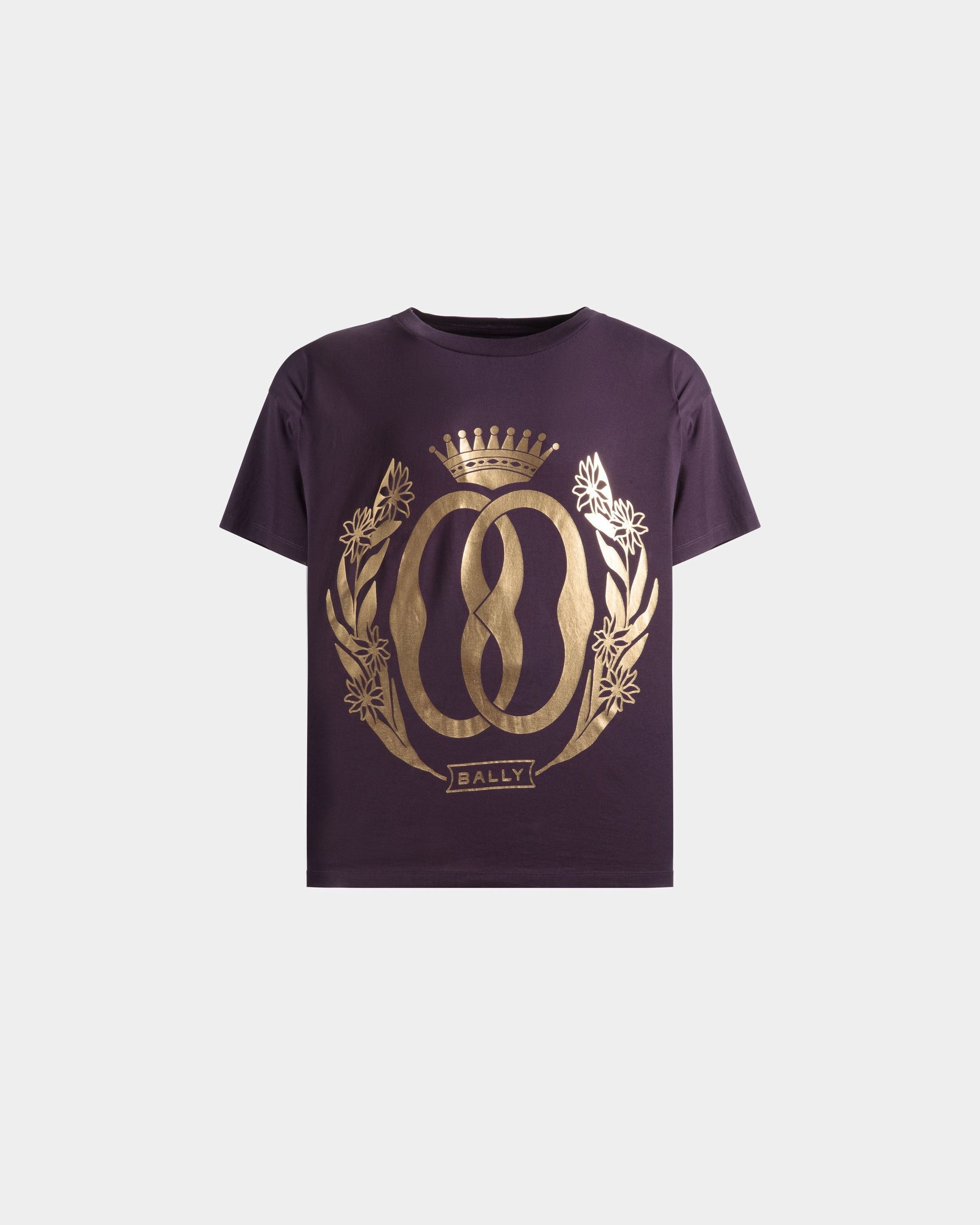 Bally Global - T-shirt avec adhésif En coton orchidée - Violet