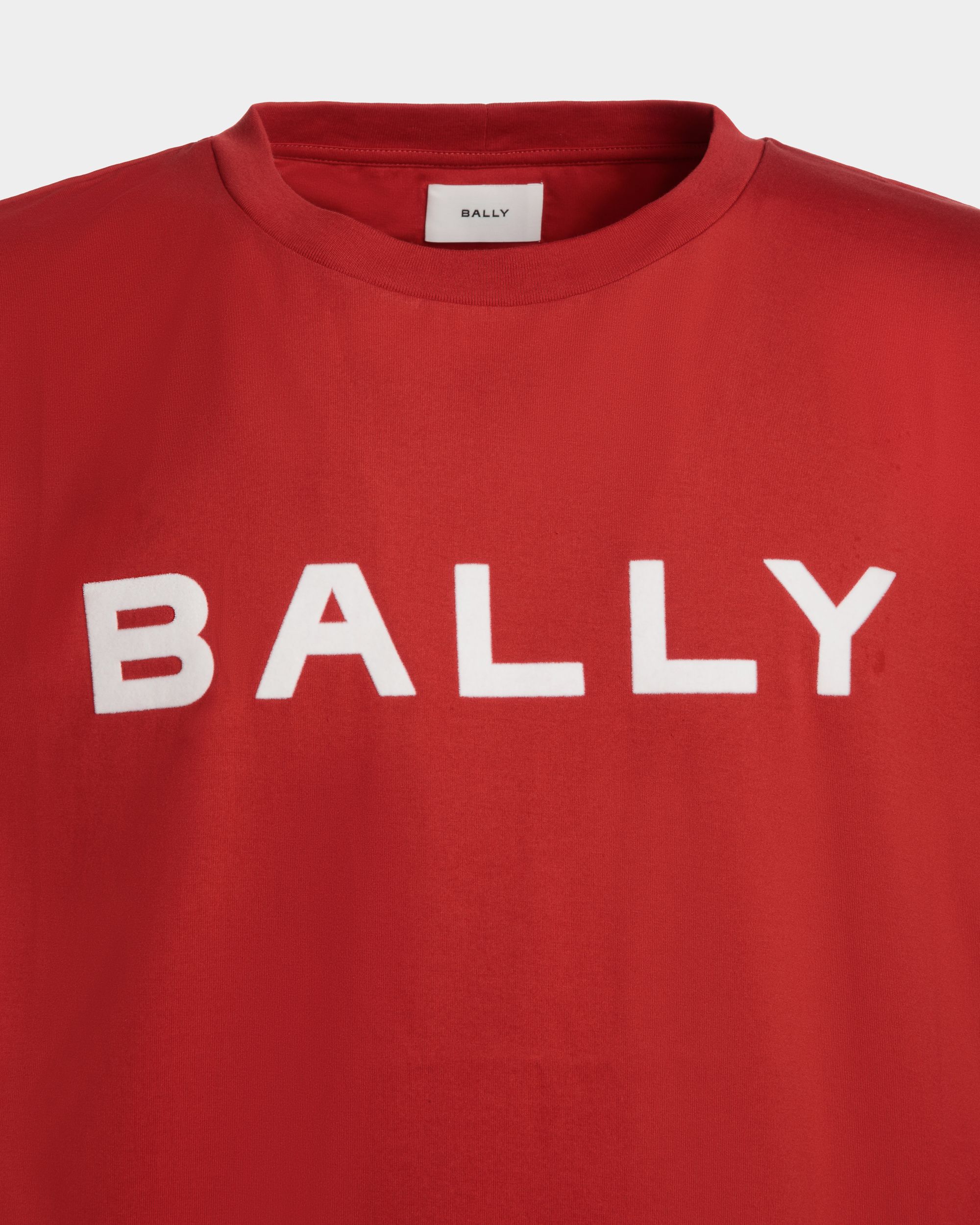 Bally Global - Camiseta Cutsew De Punto De Algodón Rojo - Rojo