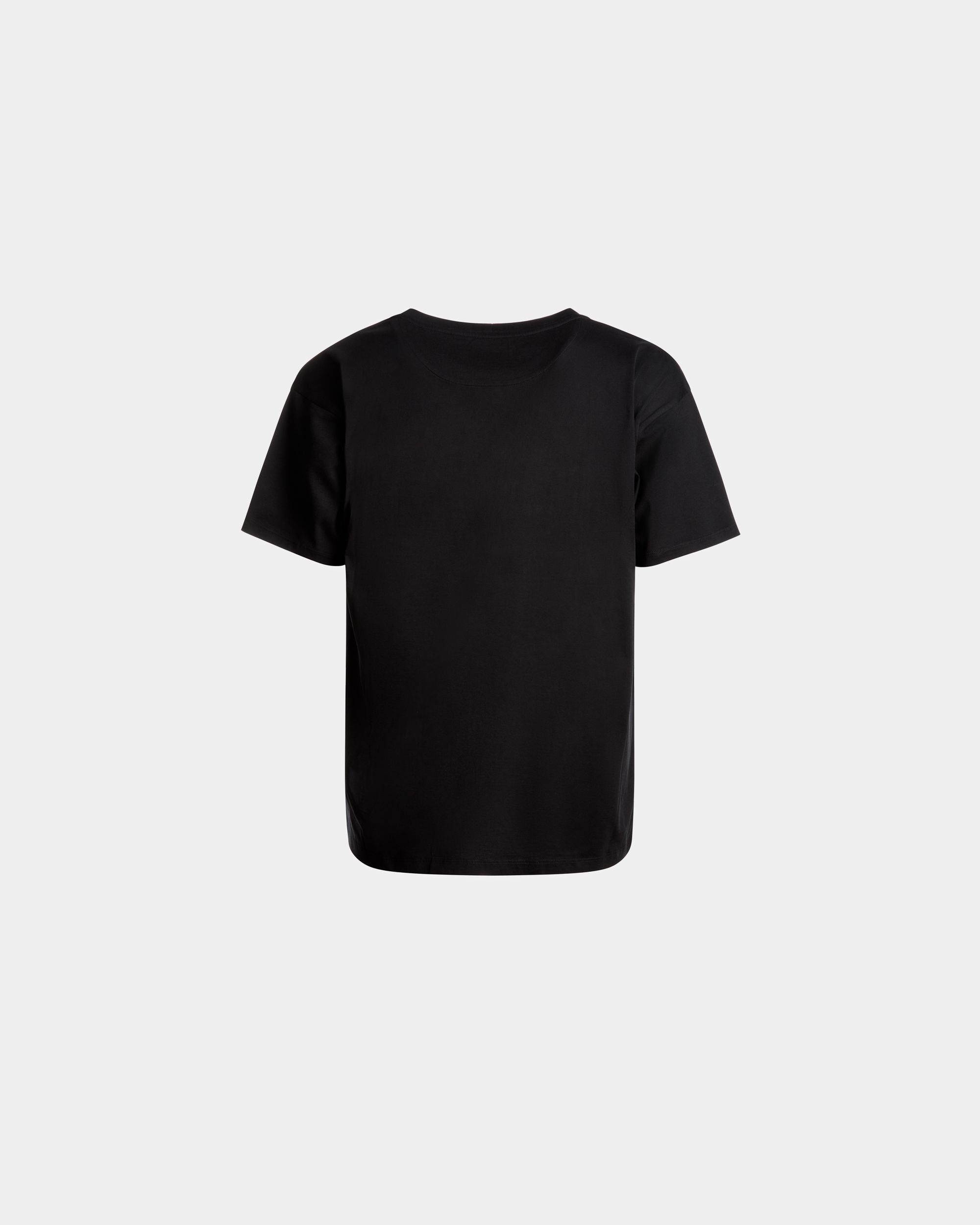 Bally Global - T-shirt en coton noir - Noir