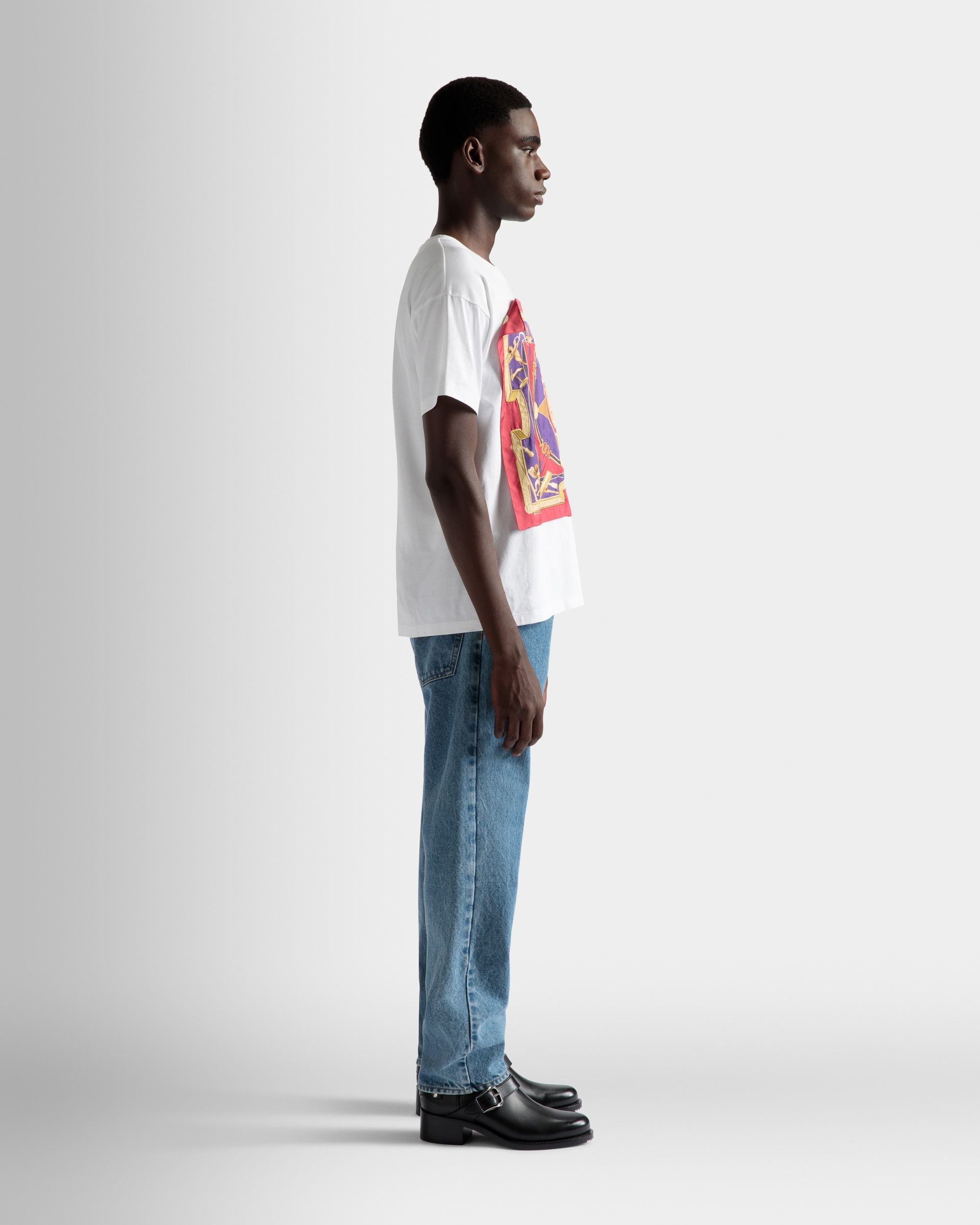 Bally Global - Printed T-Shirt In White Cotton - White