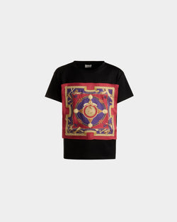 Cutsew T-Shirt In Black Cotton