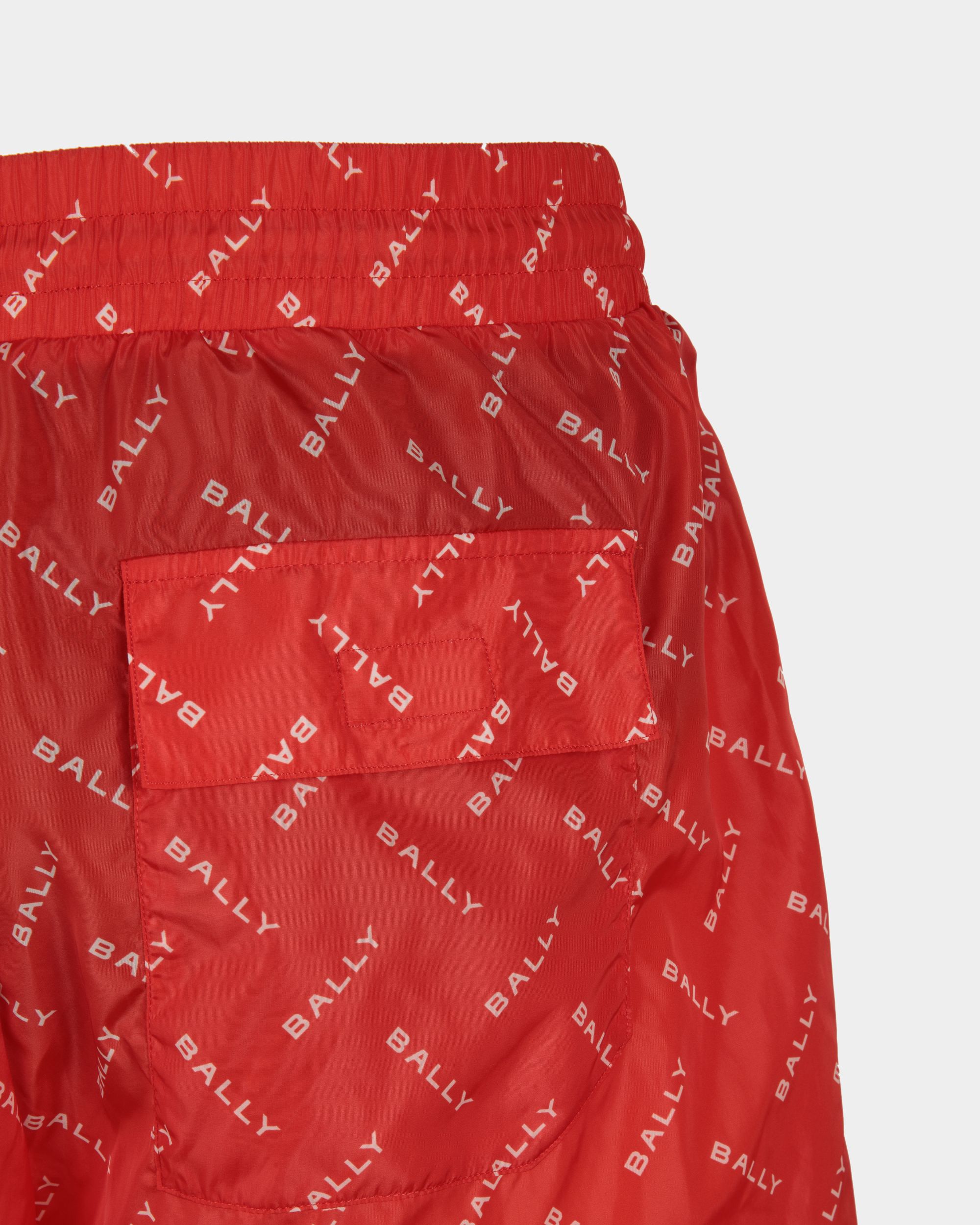 Bally Global - Swim Trunks in Fabric - Red