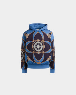 Sweatshirt in Blue Cotton