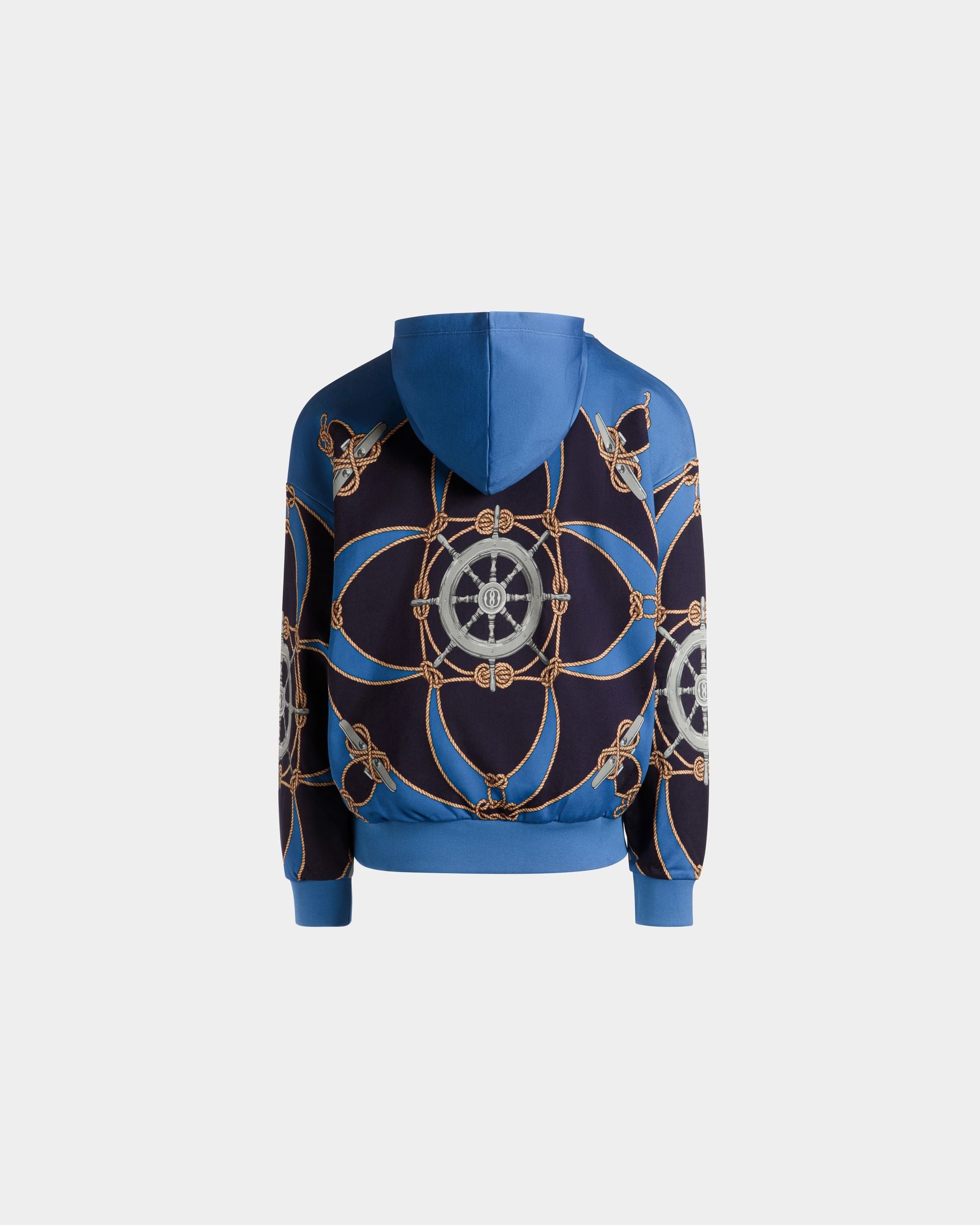 Bally Global - Sweatshirt in Blue Cotton - Azul
