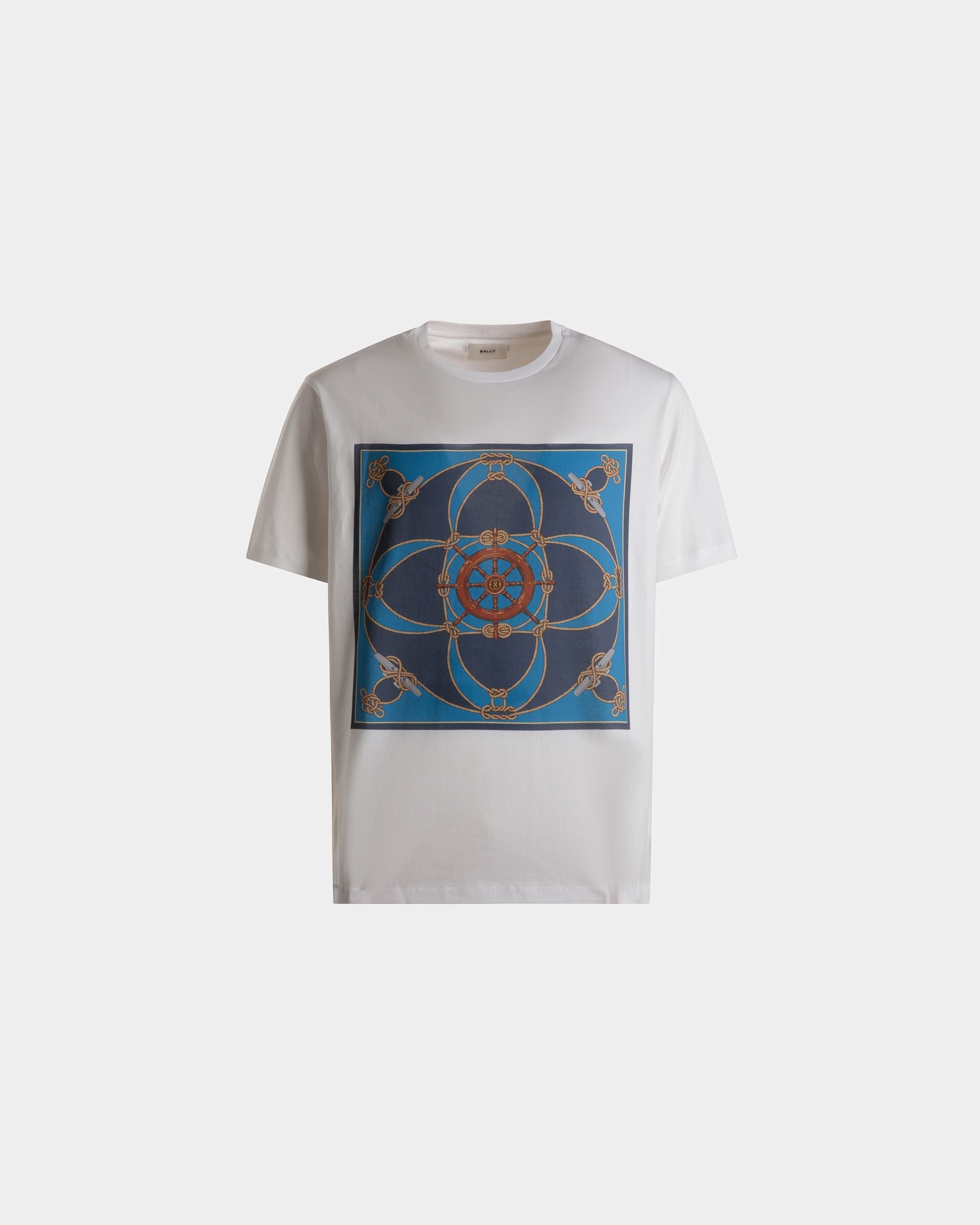 Bally Global - T-Shirt En Coton Blanc - Blanc