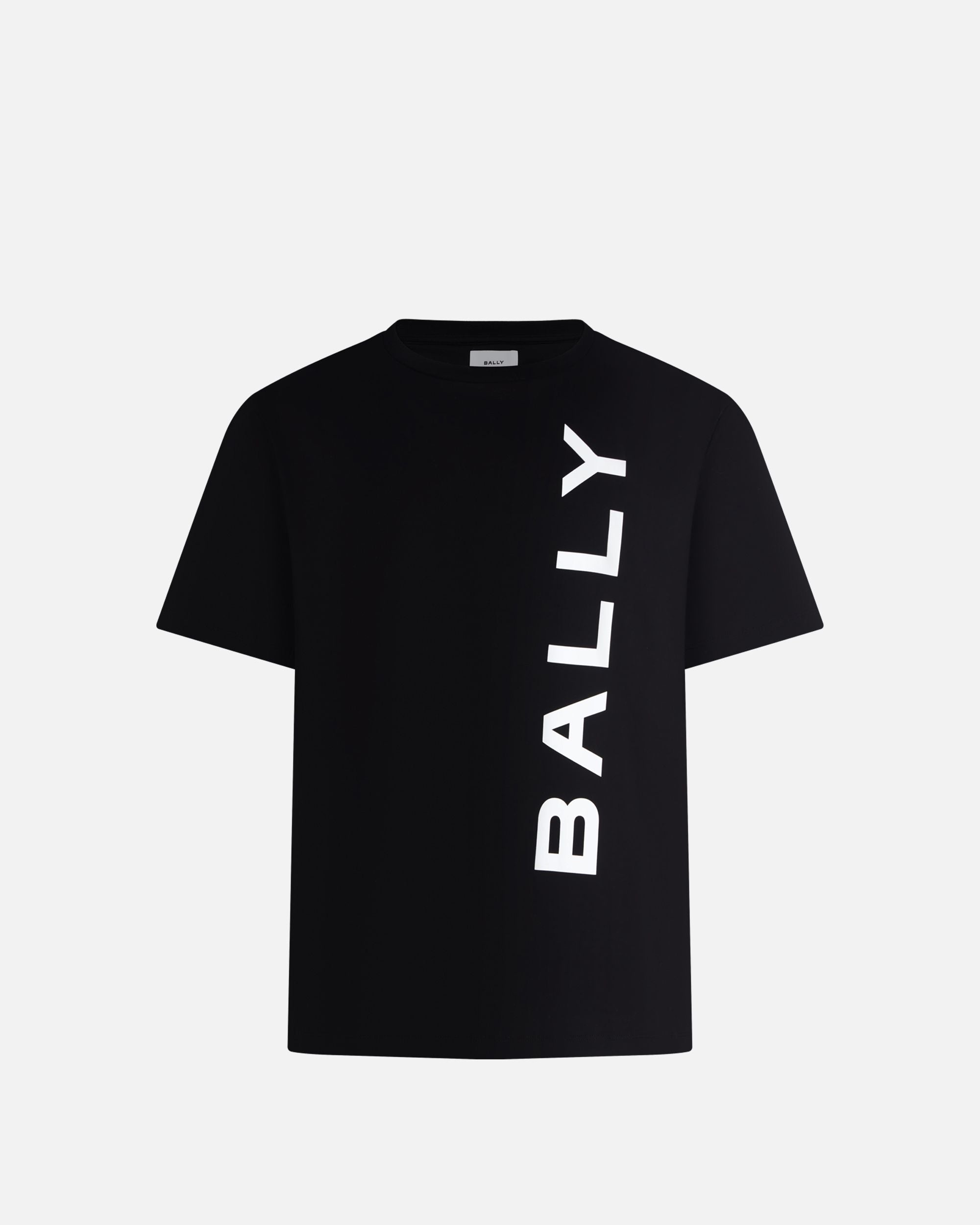 Bally Global - T-Shirt In Black Cotton - Noir