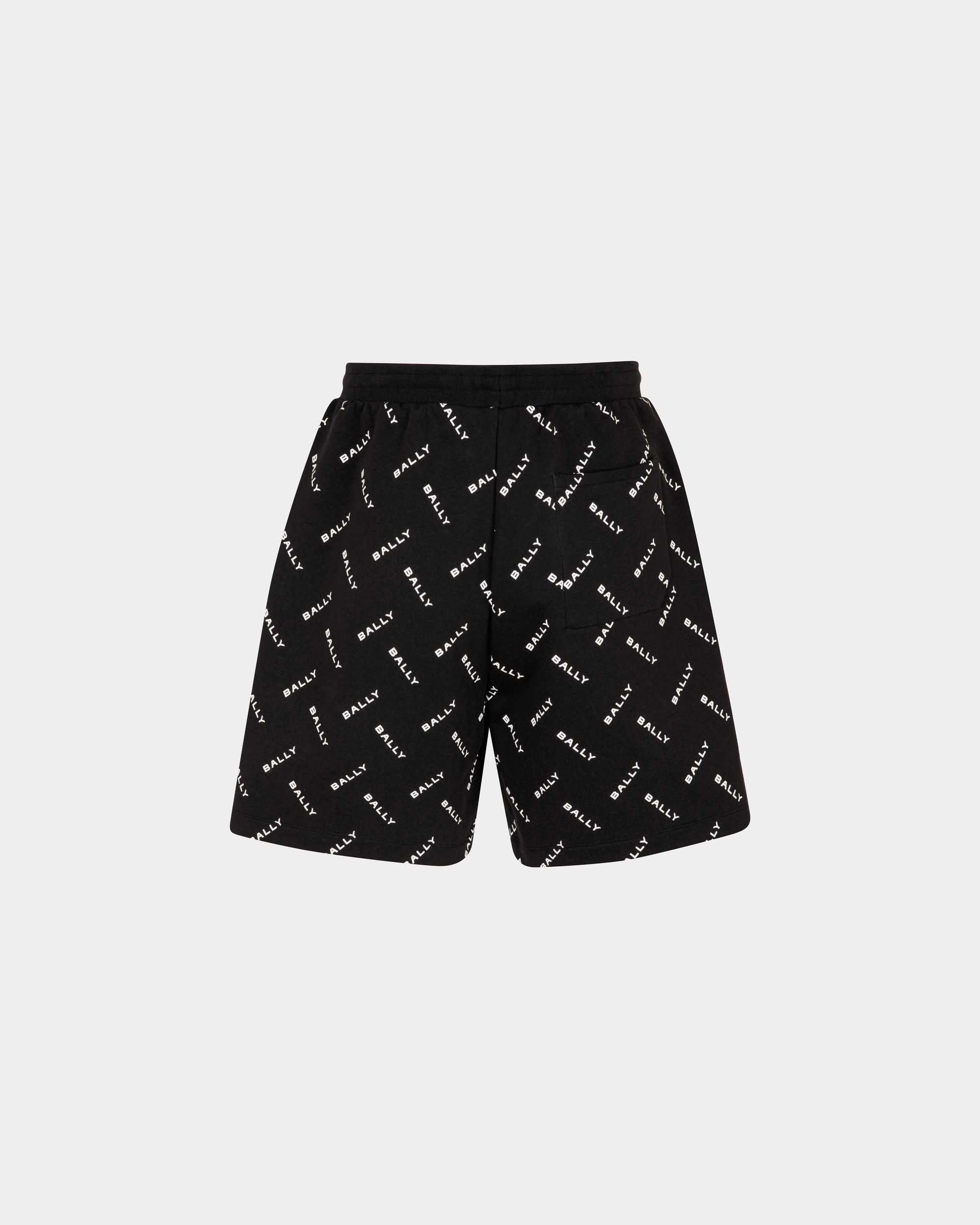 Bally Global - Pantalones Cortos De Algodón En Azul Oscuro - Azul