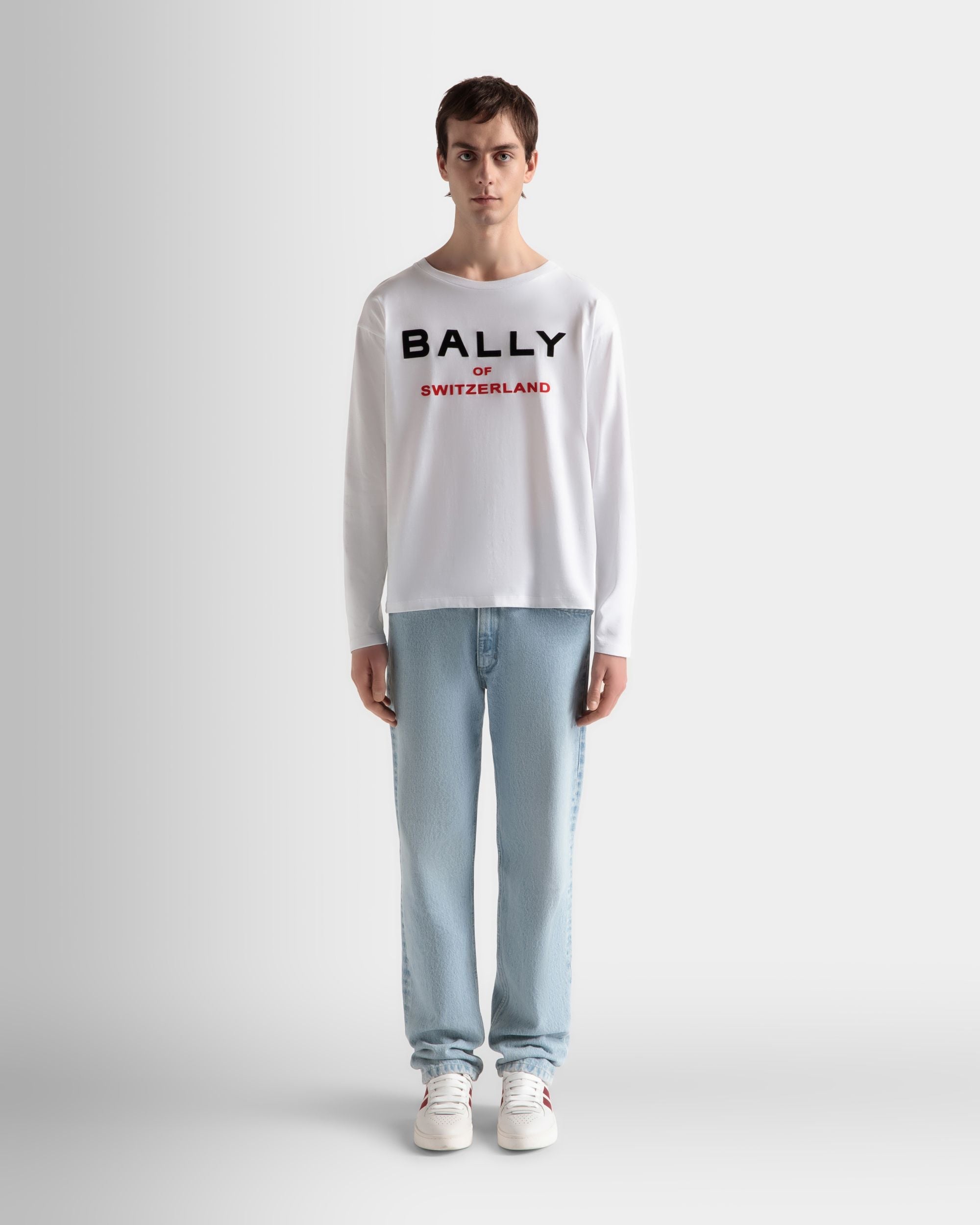 Bally Global - T-Shirt En Coton Blanc - Blanc