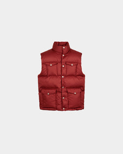 Puffer Vest In Red
