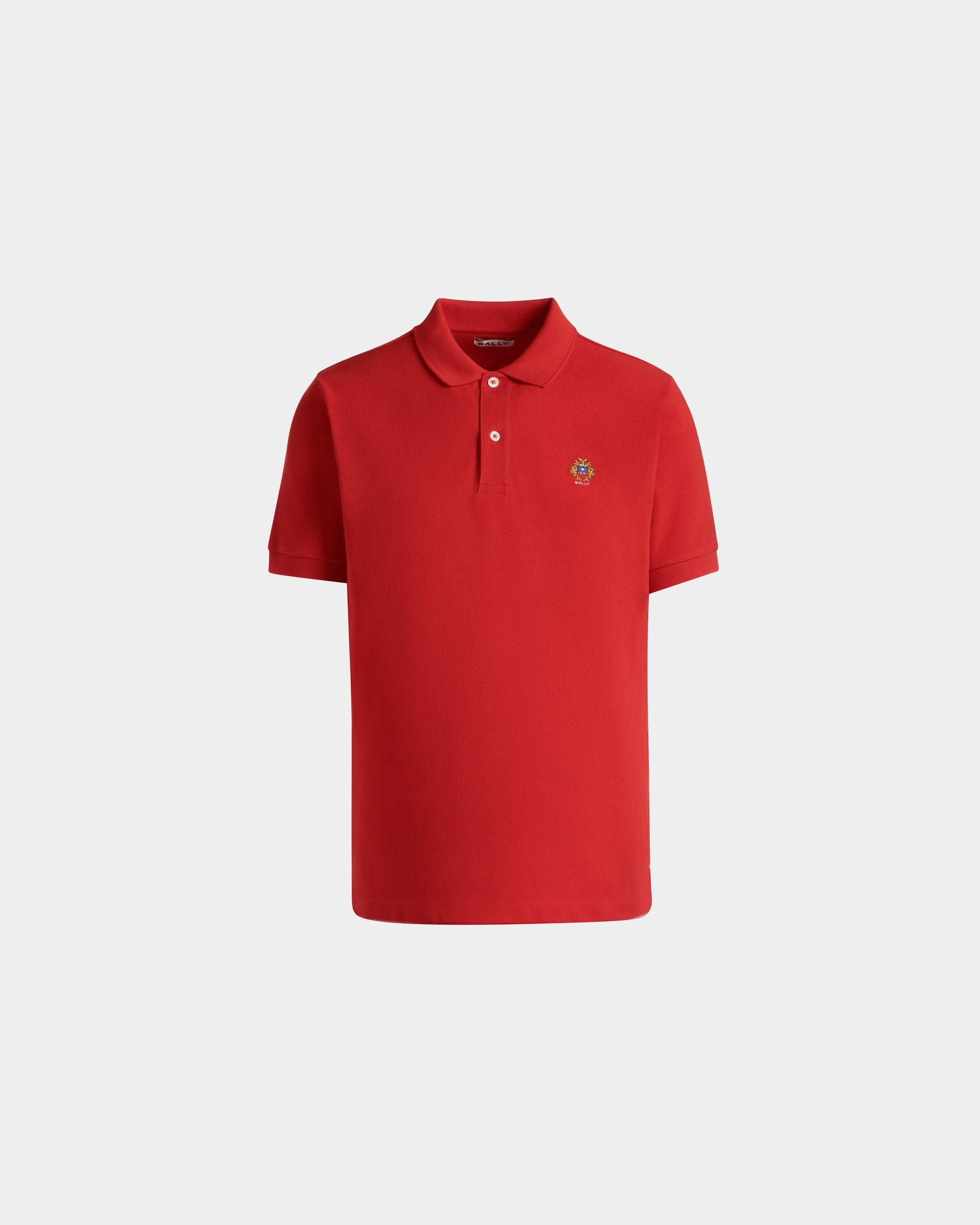 Bally Global - Polo En Coton Rouge - Rouge