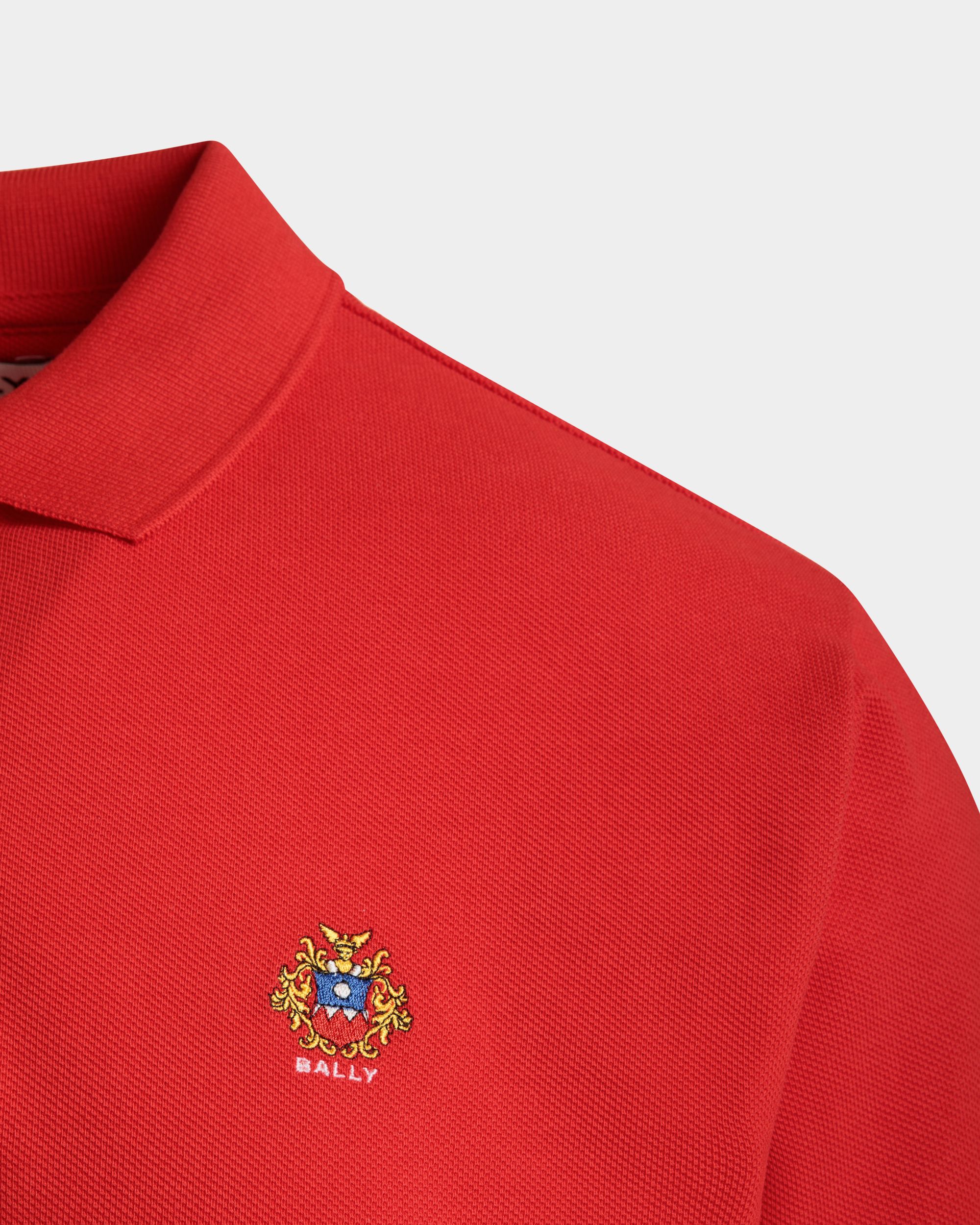 Bally Global - Polo En Coton Rouge - Rouge