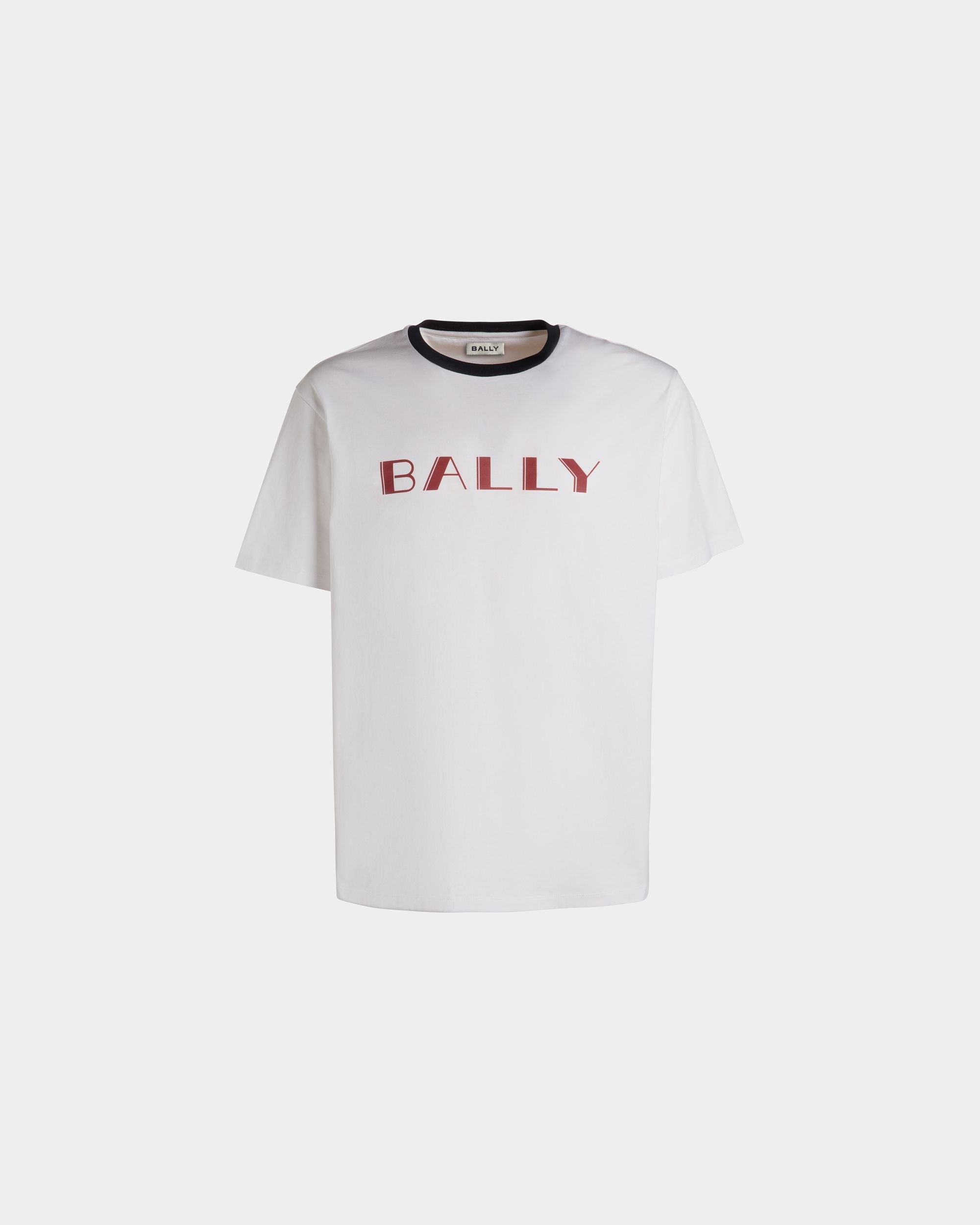 Bally Global - T-Shirt Summer Capsule En Coton Blanc - Blanc