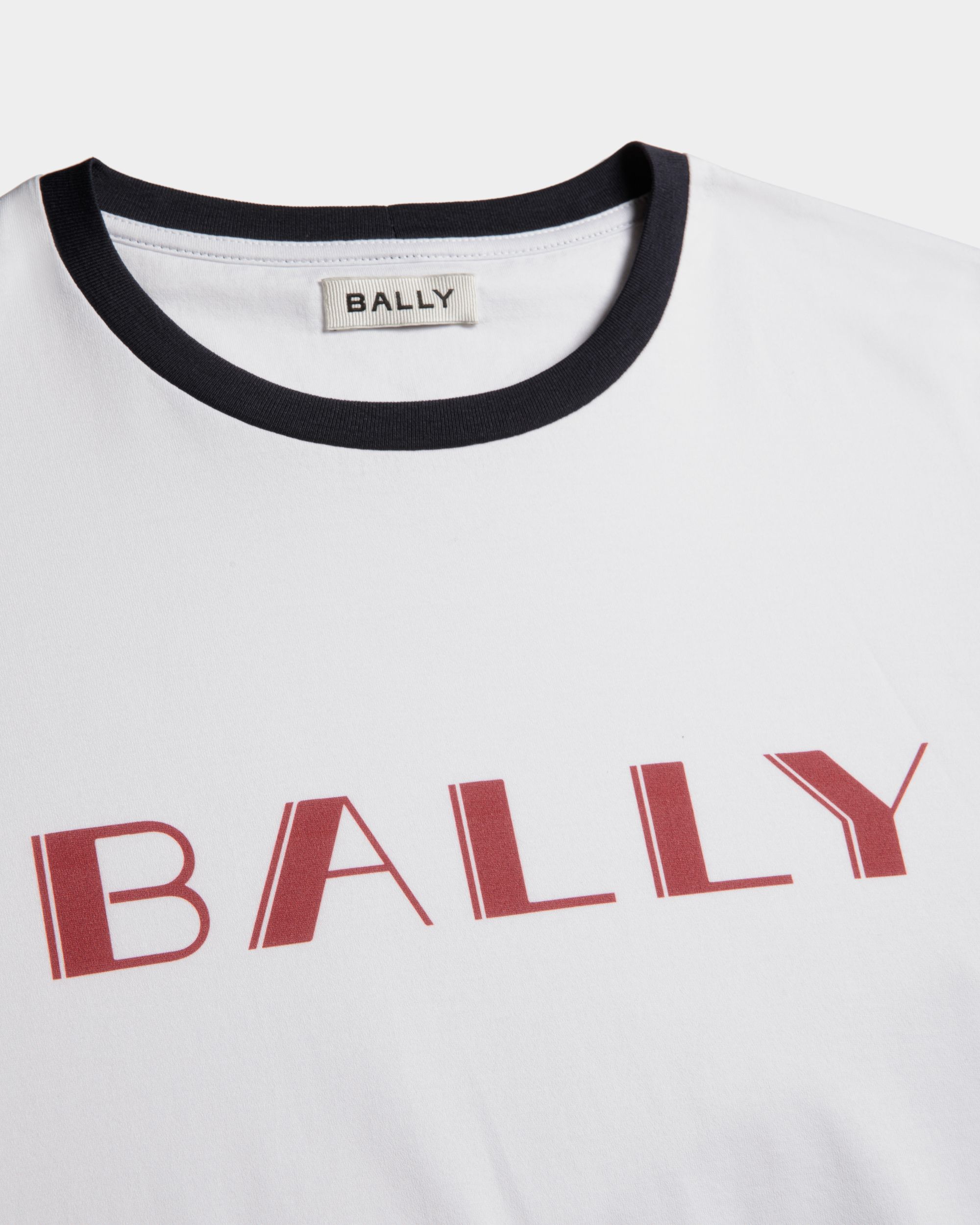 Bally Global - T-Shirt Summer Capsule En Coton Blanc - Blanc