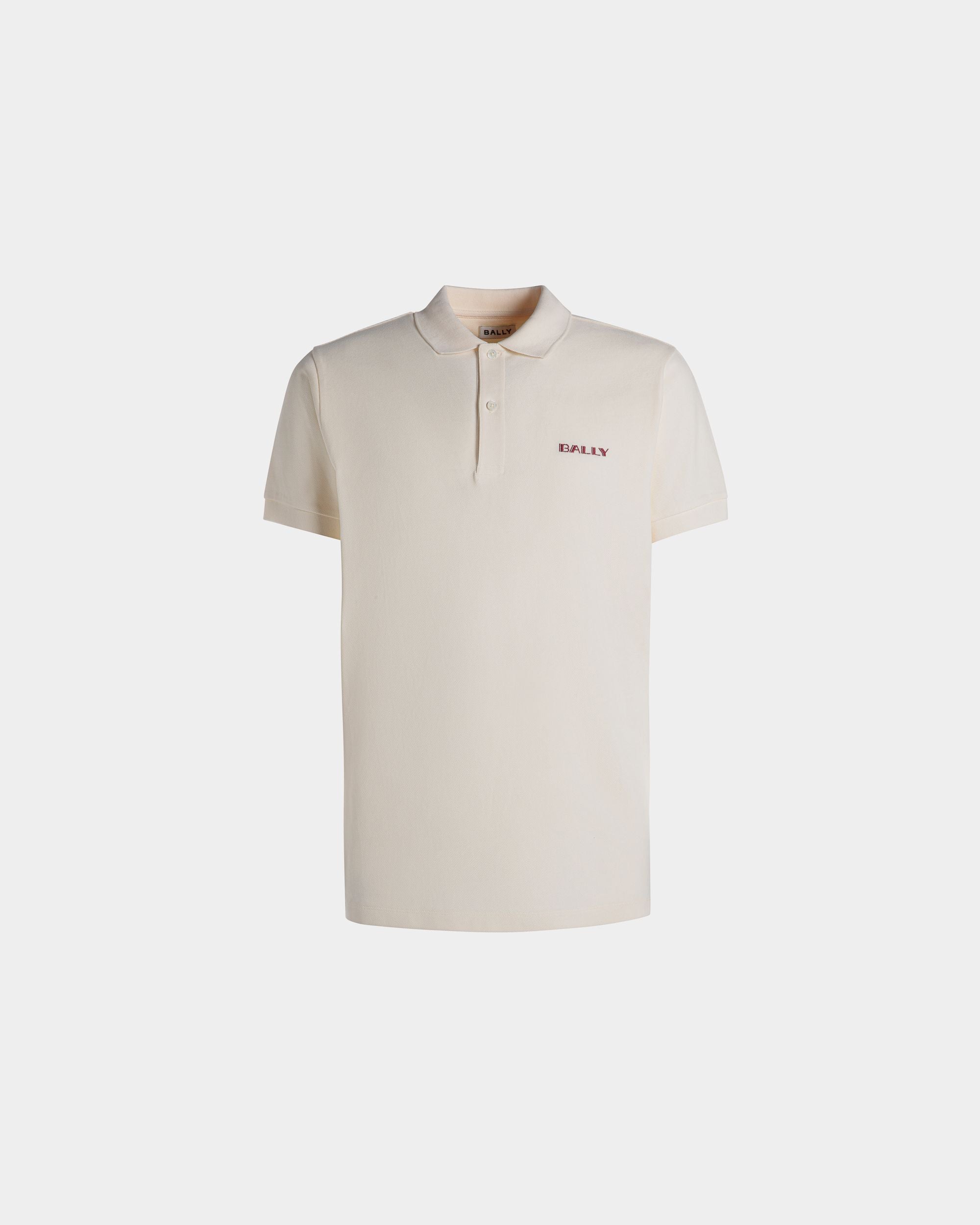 Bally Global - Polo Summer Capsule En Coton Blanc - Blanc