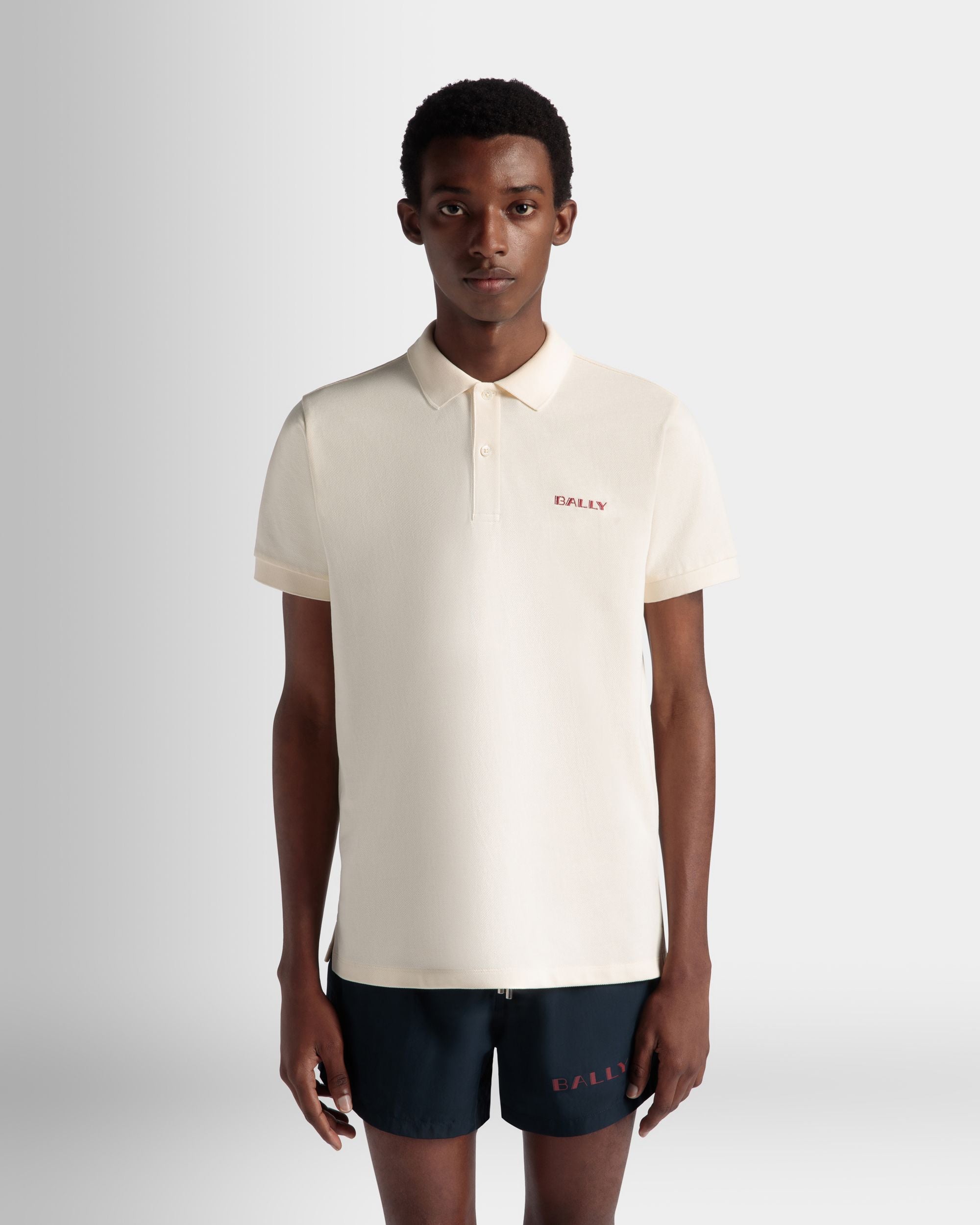 Bally Global - Polo Summer Capsule De Algodón Blanco - Blanco