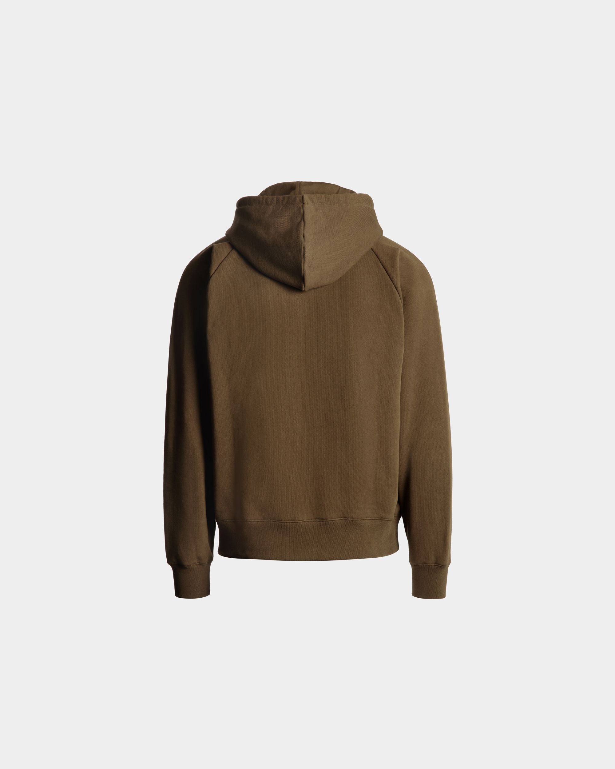 Bally Global - Hoodie With Bally Crest In Brown Cotton - Brown