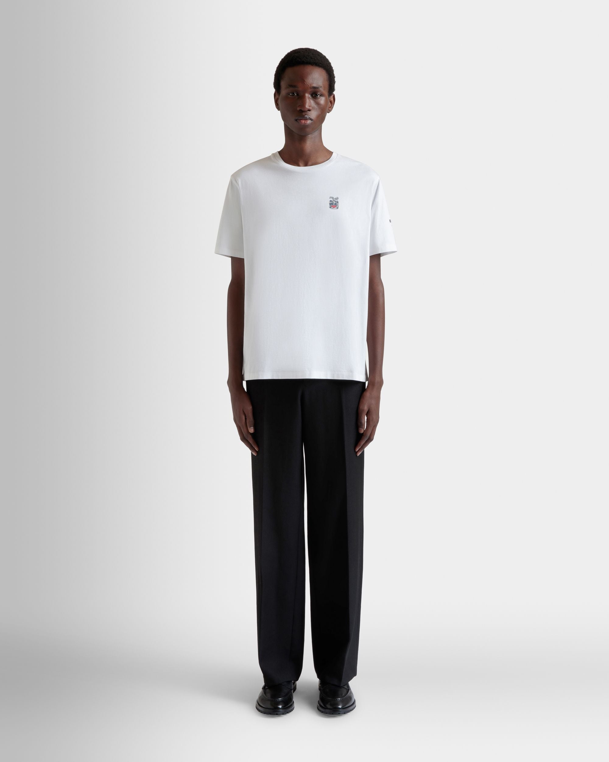 Bally Global - T-Shirt in White Cotton - White