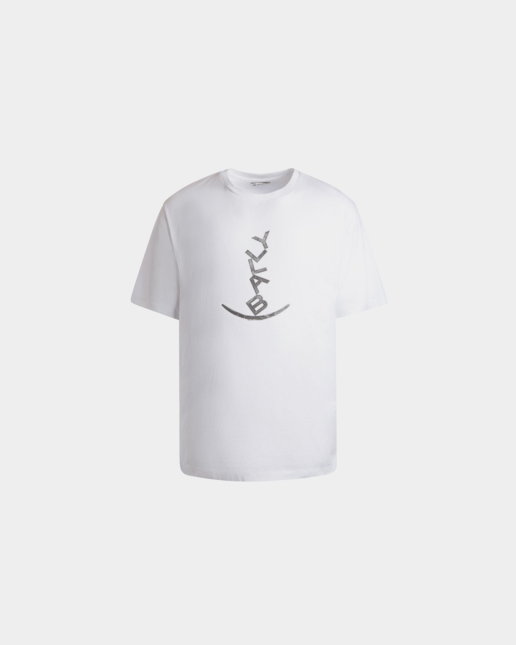 Bally Global - T-Shirt With a Beni Bischof Rocking Bally Graphic in White Cotton - White