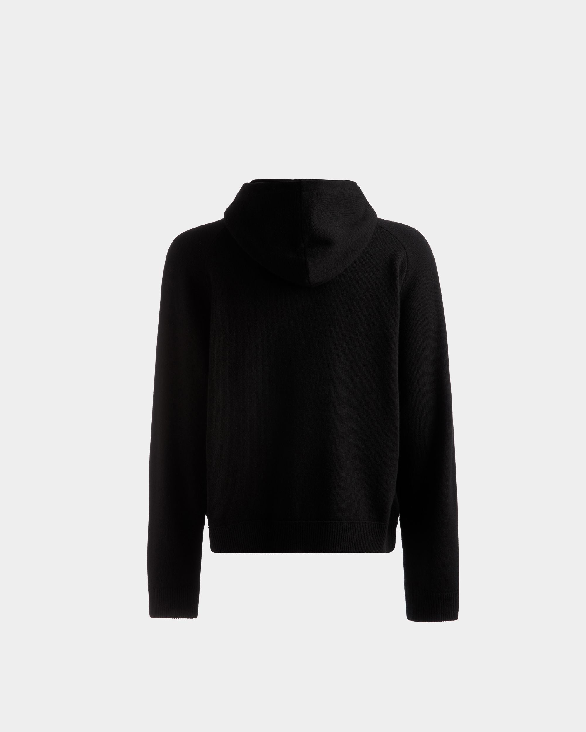 Bally Global - Sweatshirt In Marine Wool And Cashmere - Blue