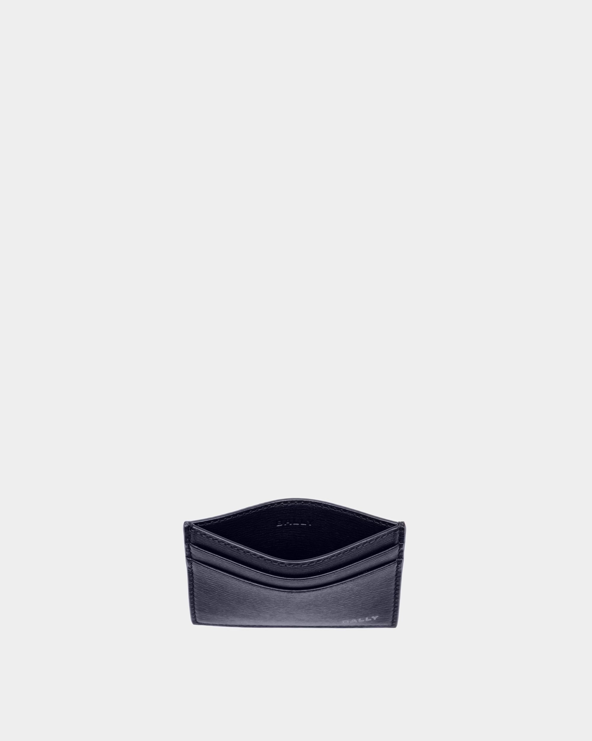 Bally Global - Crossing Card Holder In Midnight Leather - Blue